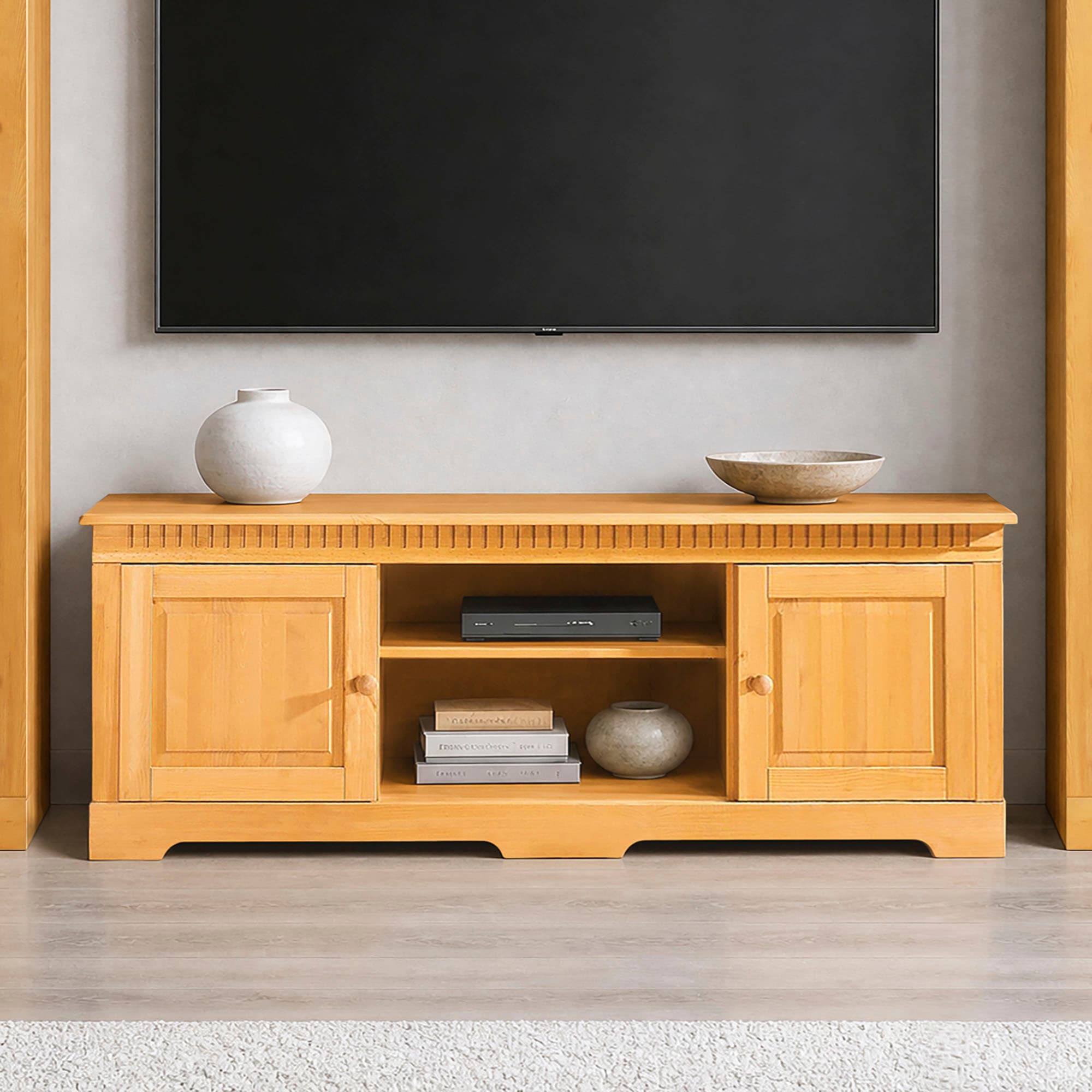 GOODproduct Lowboard »Lisa« Kommode aus schönem massivem Kiefernholz, Breite 175 cm
