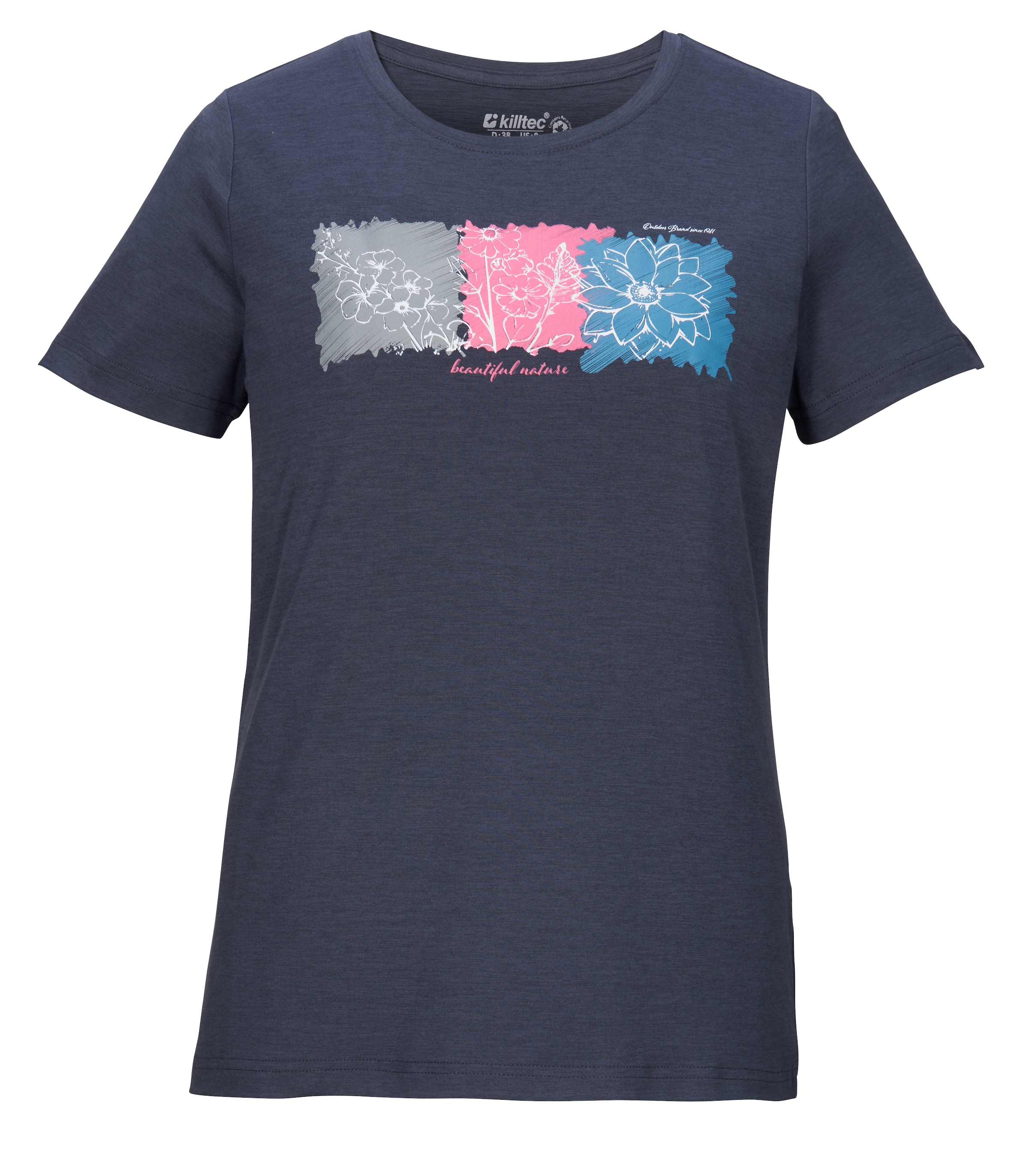 Killtec T-shirt fonctionnel »KOS 18 WMN TSHRT« für Wandern und Freizeit, feuchtigkeitstransportierend