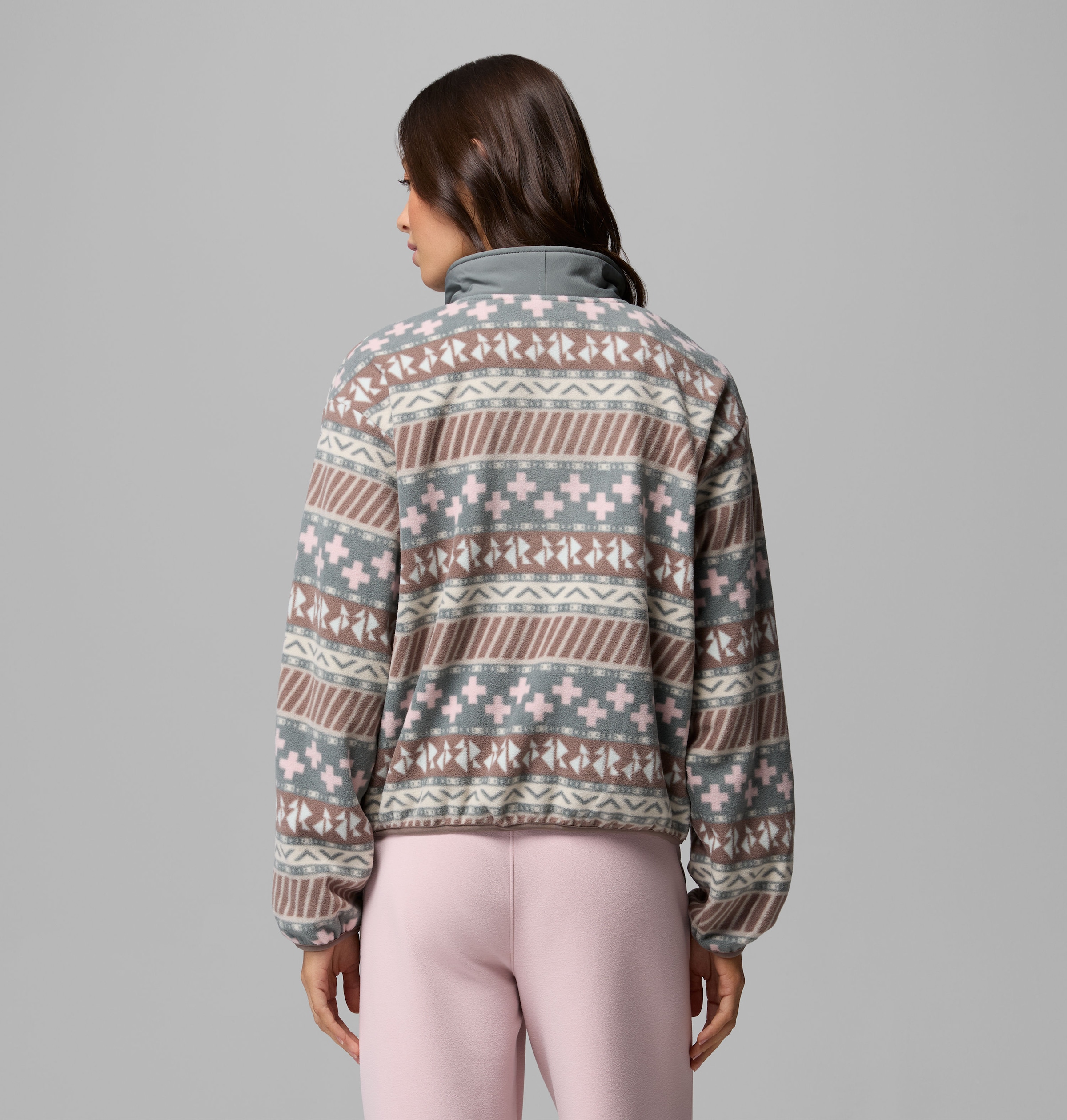 Columbia Fleecepullover »Sequoia Grove II Printed Half Zip«, mit Halbreissverschluss, aus Polyester-Fleece, Langarm-Design
