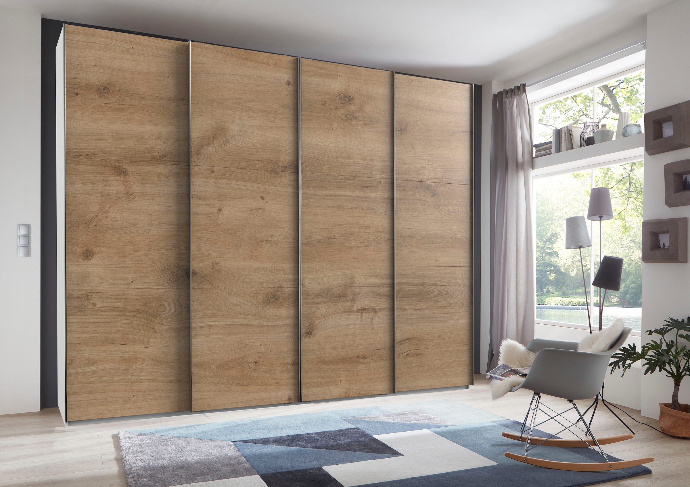 Wimex Armoire à portes coulissantes »Level by fresh to go« avec ouverture synchronisée