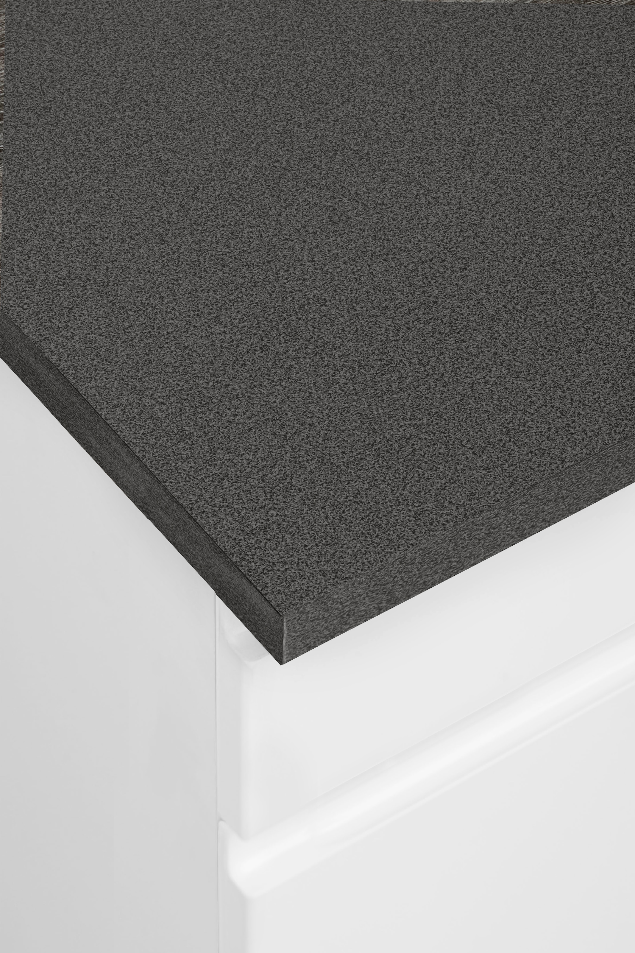 KOCHSTATION »KS-Virginia,neu in verbesserter Ausführung« Arbeitsplatte 38 mm stark, Stauraum, Softclose,  Stellbreite 230/190 cm, Soft-Close, ohne E-Geräte