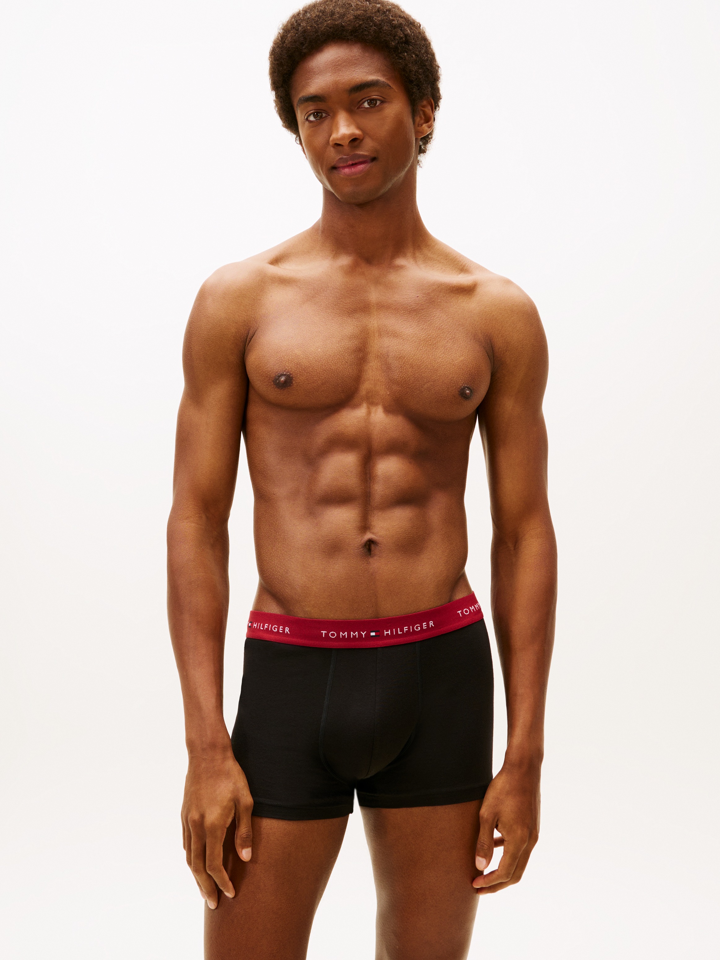 Tommy Hilfiger Underwear Tronc »5P TRUNK WB« Packung, 5er, 5 cuis mit Tommy Hilfiger Logo-Elastikbund, Signature Kollektion