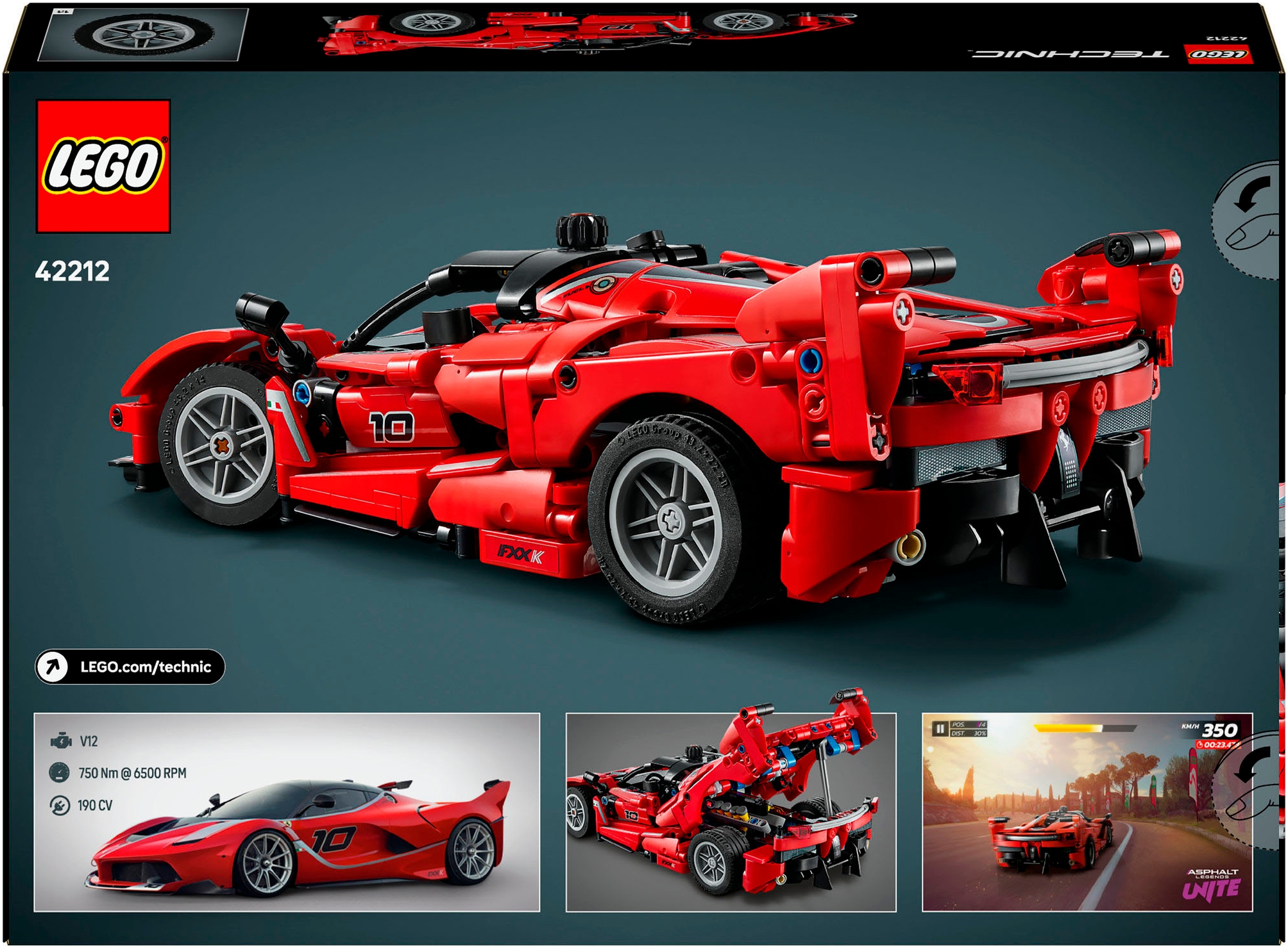 LEGO® Konstruktionsspielsteine »Ferrari FXX K (42212), LEGO Technic« Made in Europe