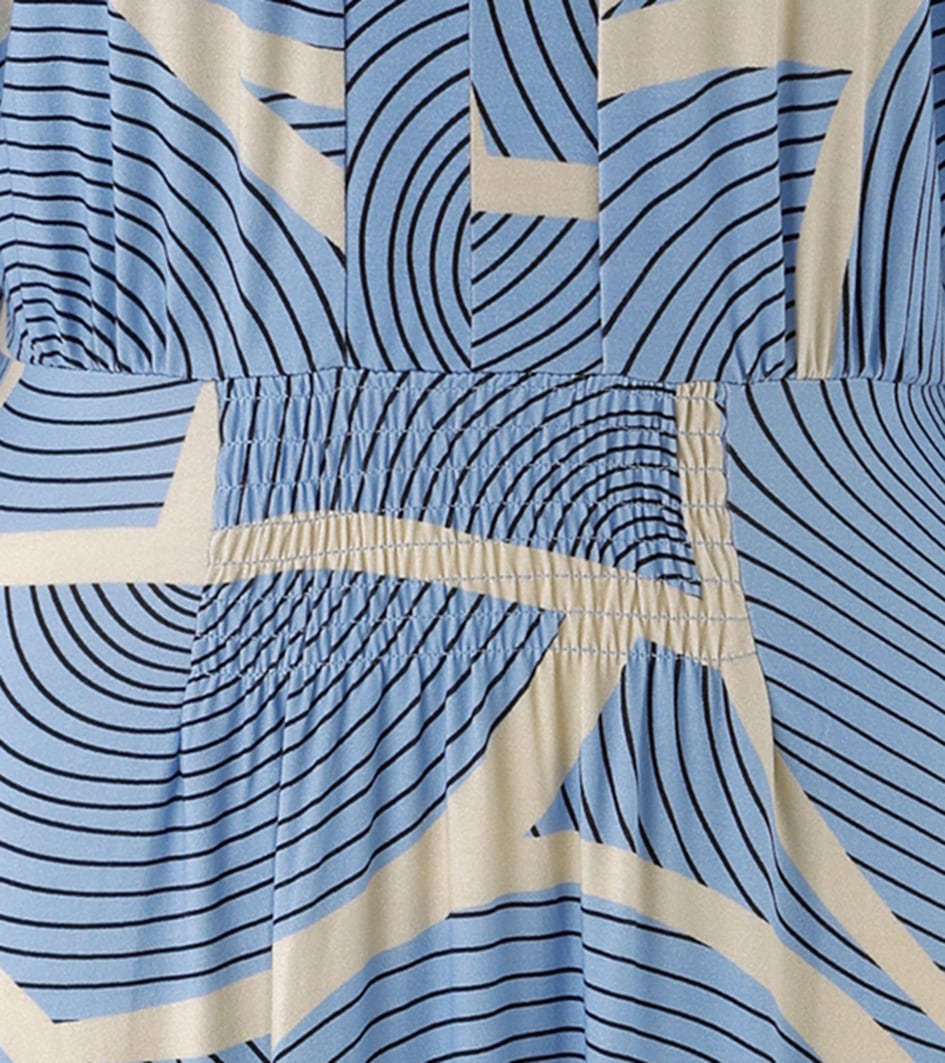 Aniston SELECTED Maxi robe mit weiten, 3/4-langen Ärmeln - NEUE KOLLEKTION