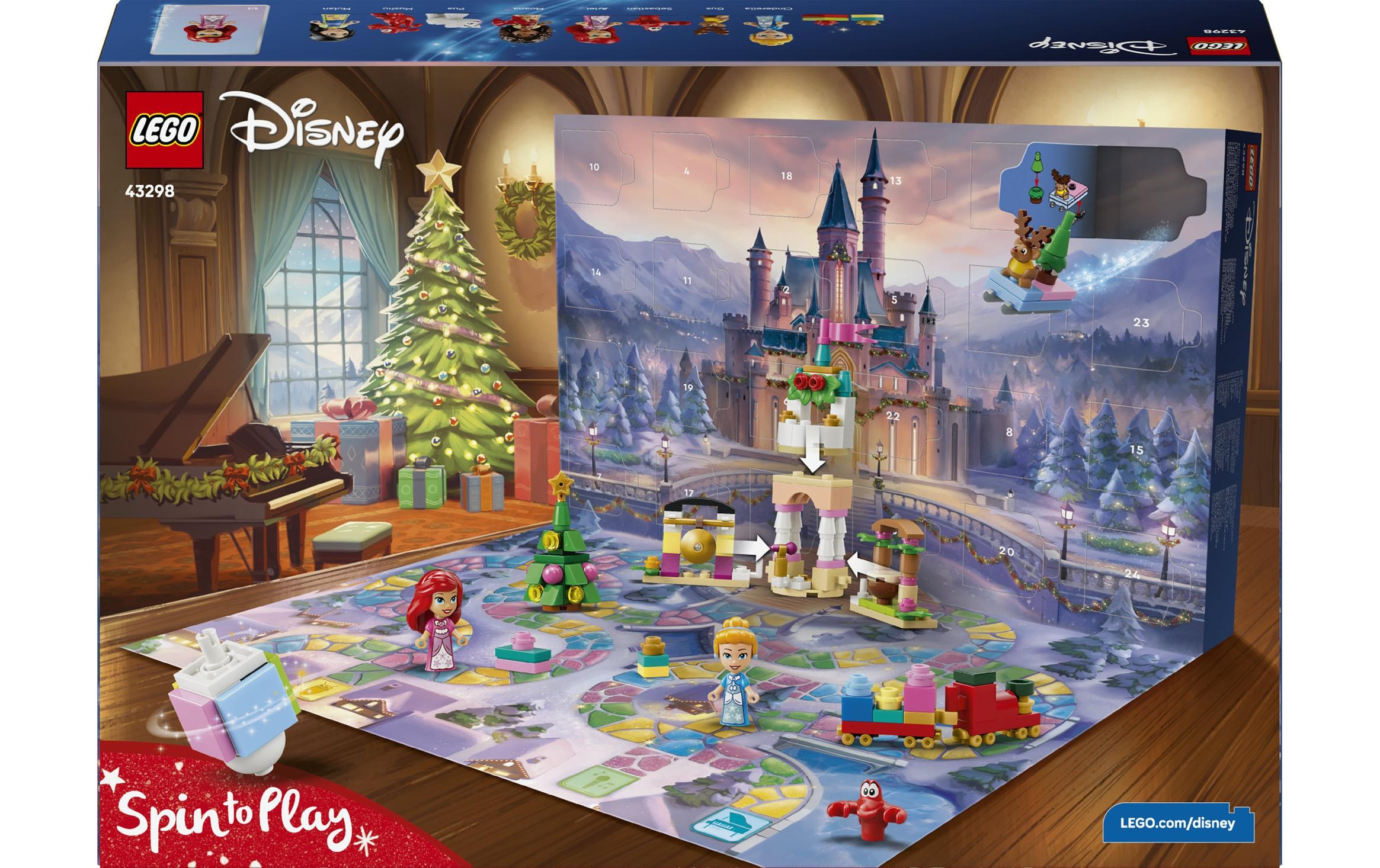 LEGO® Konstruktionsspielsteine »Disney Princess Adventskalender 2026 43298«