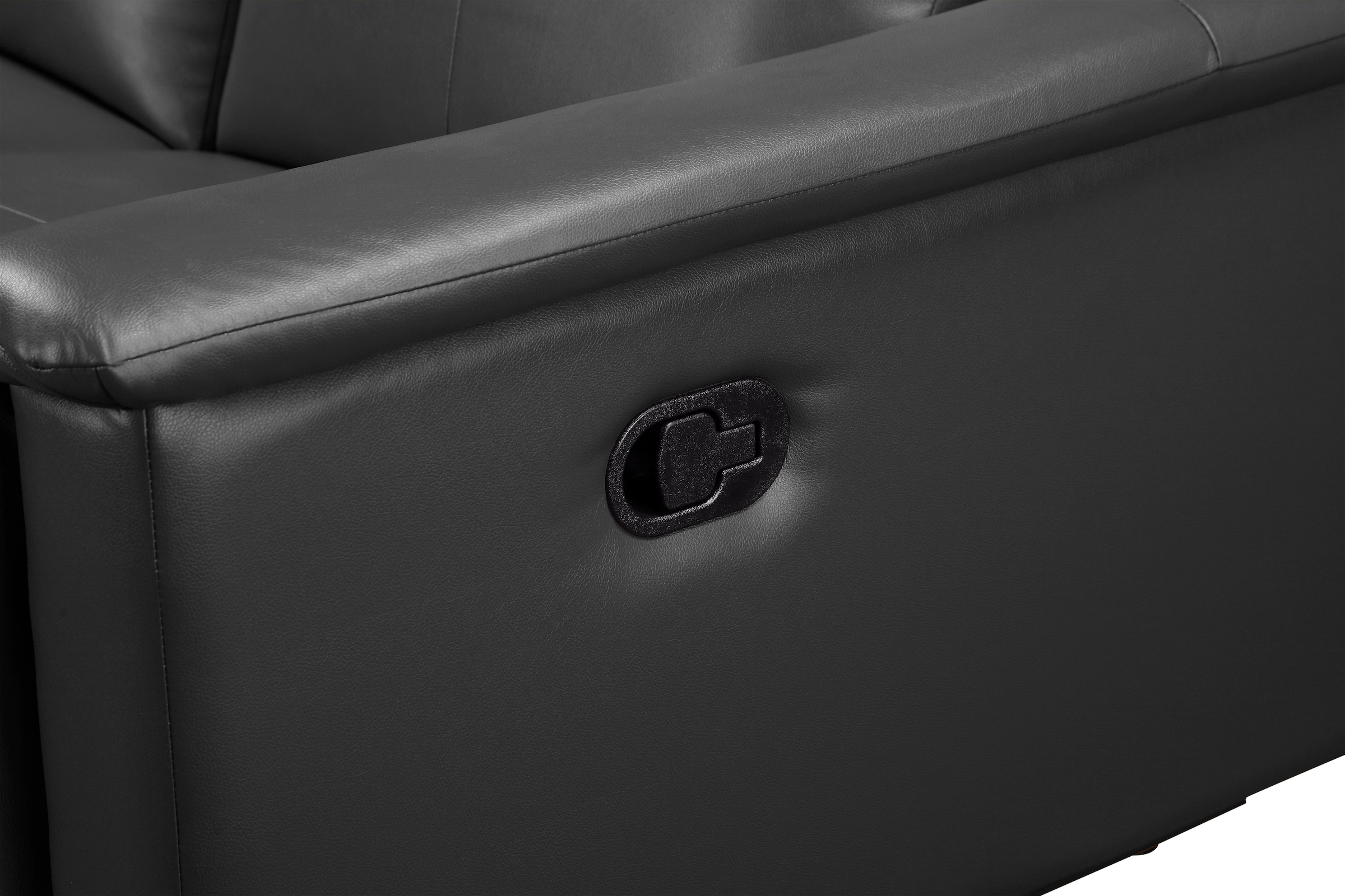GOODproduct 3-places »LUND,Naturleder, 222 cm, man. o. elektr. Relaxfunktion in 2 Sitzen« (gauche/droite), USB-A pour version électrique, réglage du dossier