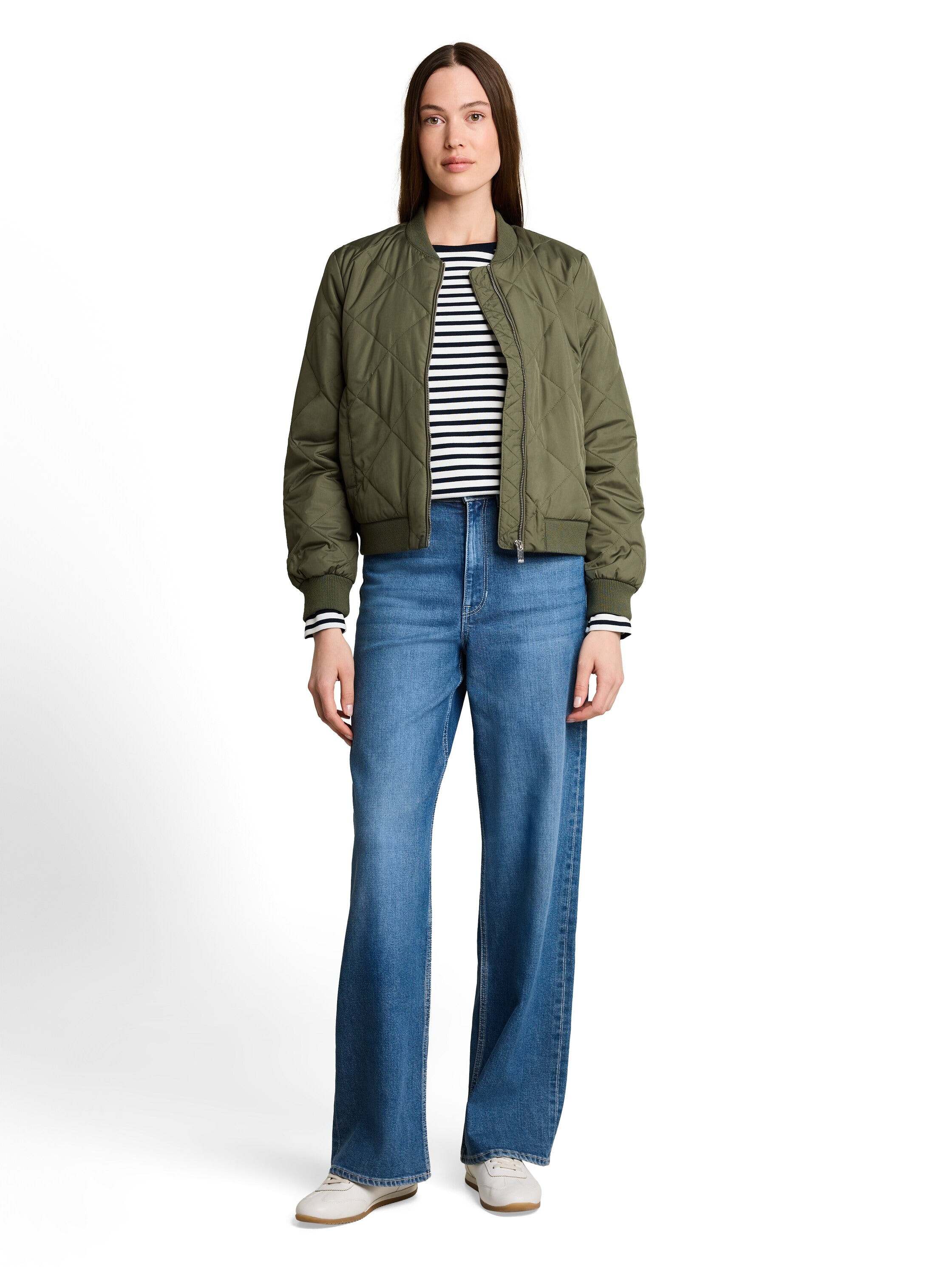 TOM TAILOR Denim Blouson ohne Kapuze mit Stehkragen und Reissverschluss