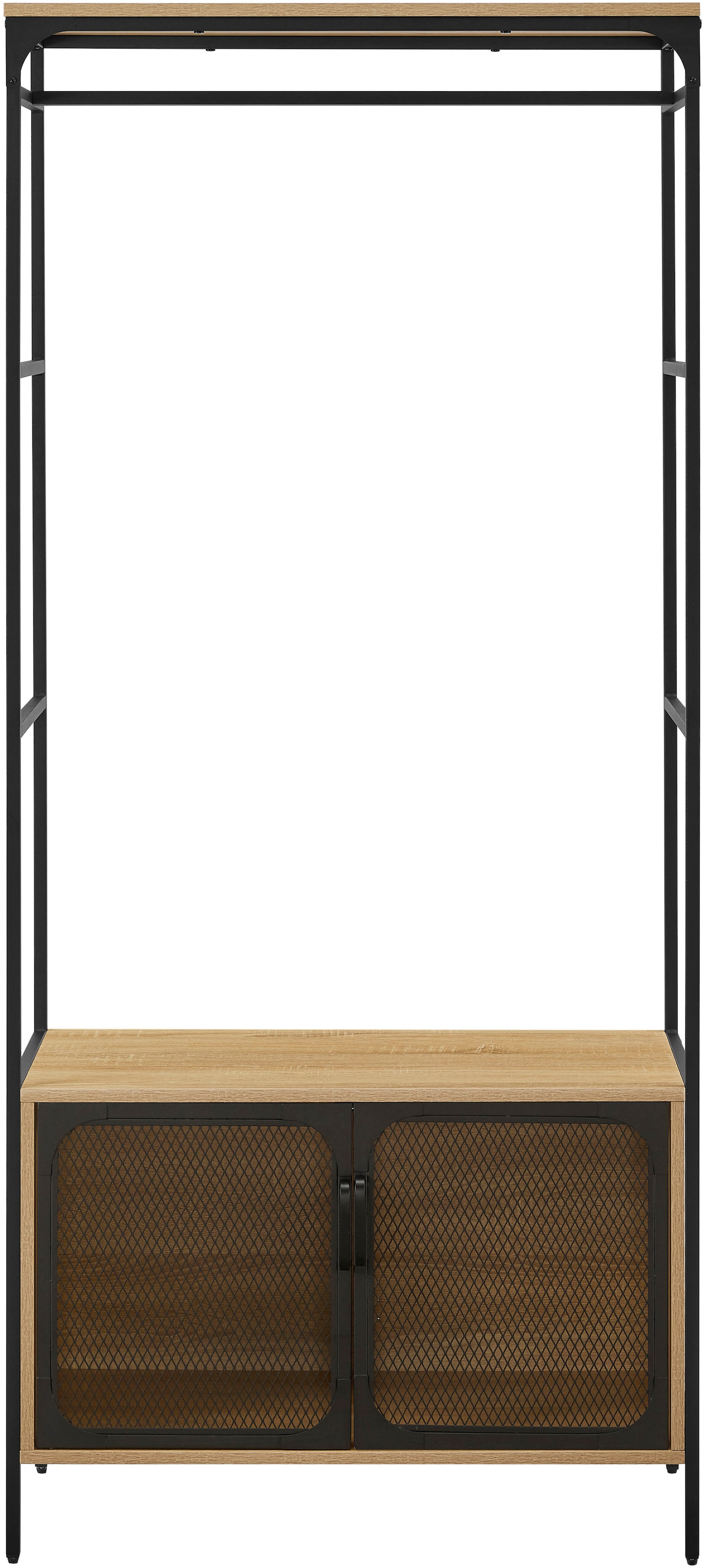 GOODproduct Étagère »Amance« robust, natürliche Materialien, Metallgestell, Höhe 177 cm