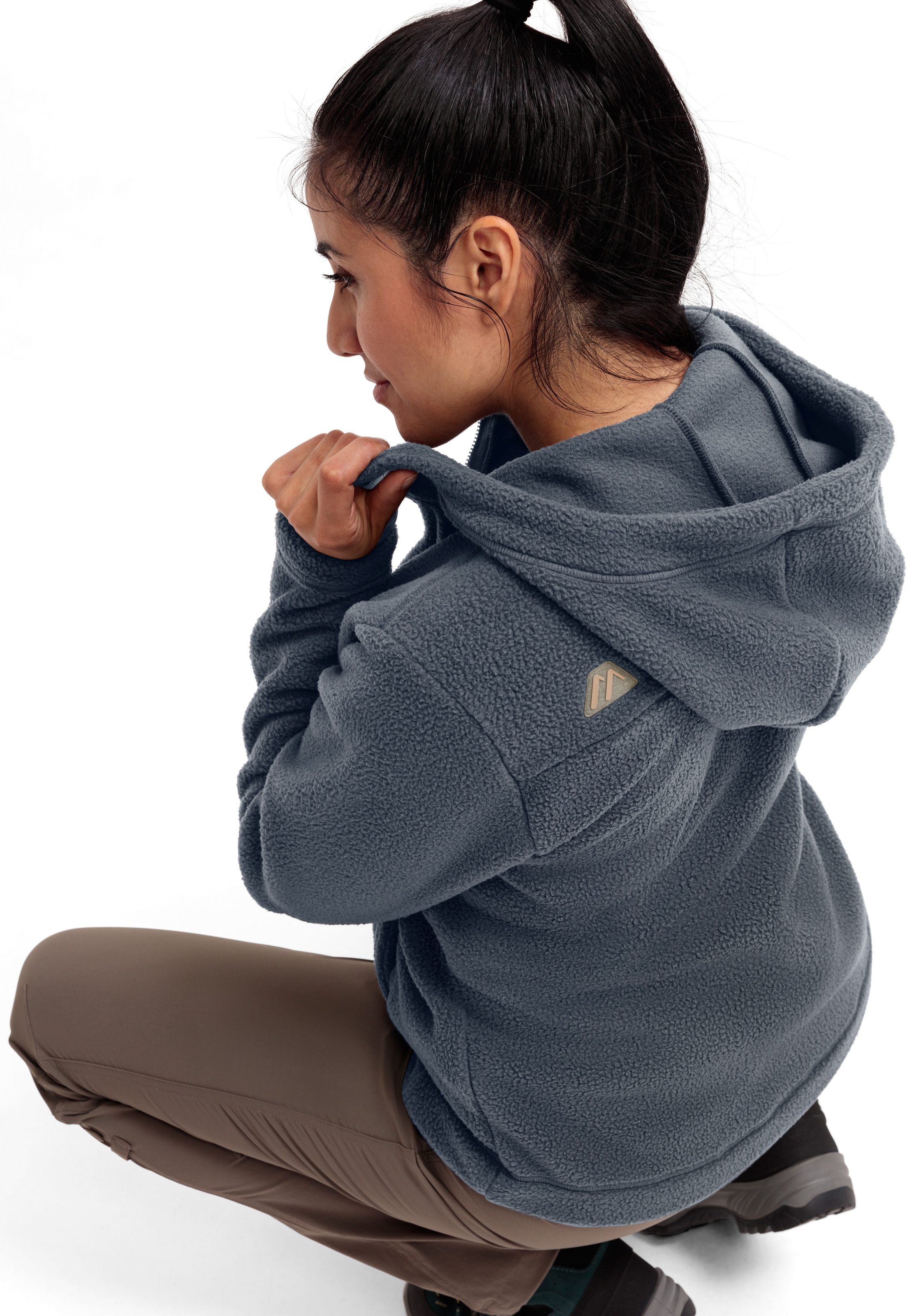 Maier Sports Veste polaire »Racka W« polaire femme, midlayer fonctionnel, fermeture éclair intégrale