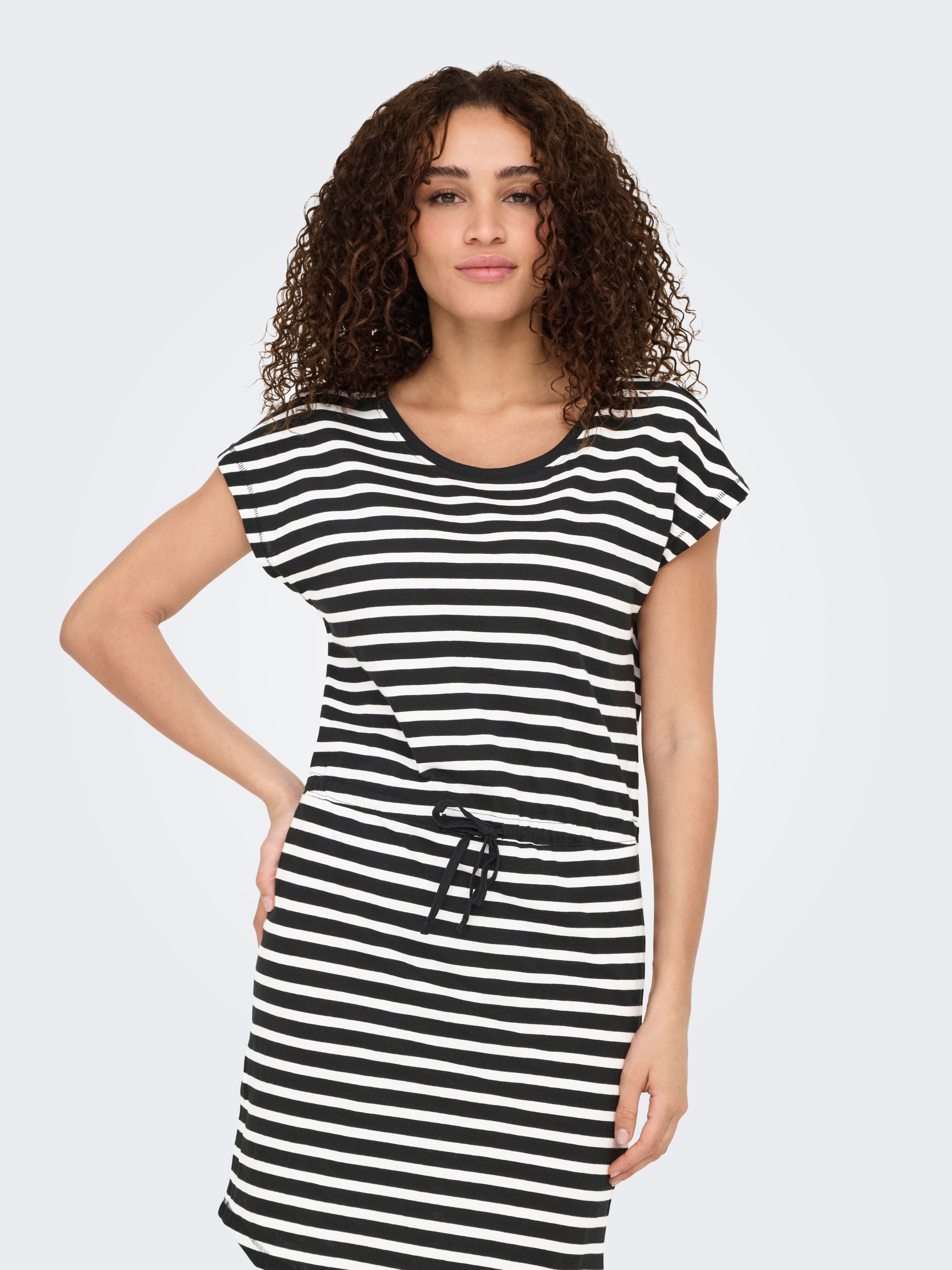 ONLY Shirtkleid »ONLMAY LIFE S/S DRESS 2 PACK CS JRS« 2er-Pack,  Baumwolle, regular fit, Rundhals