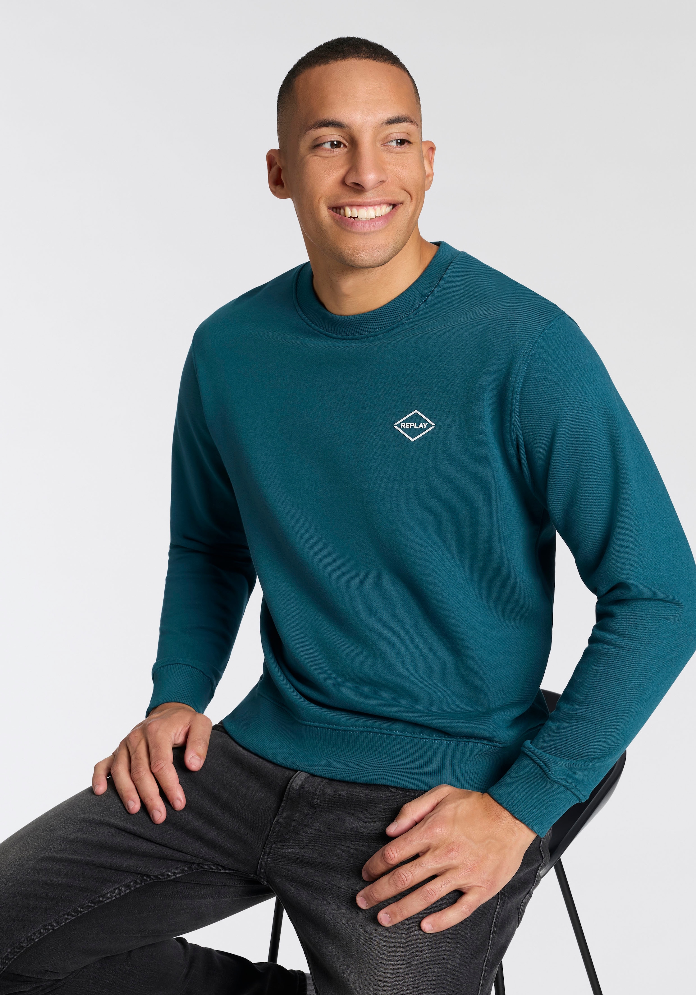 Replay Sweat-shirt , en qualité coton
