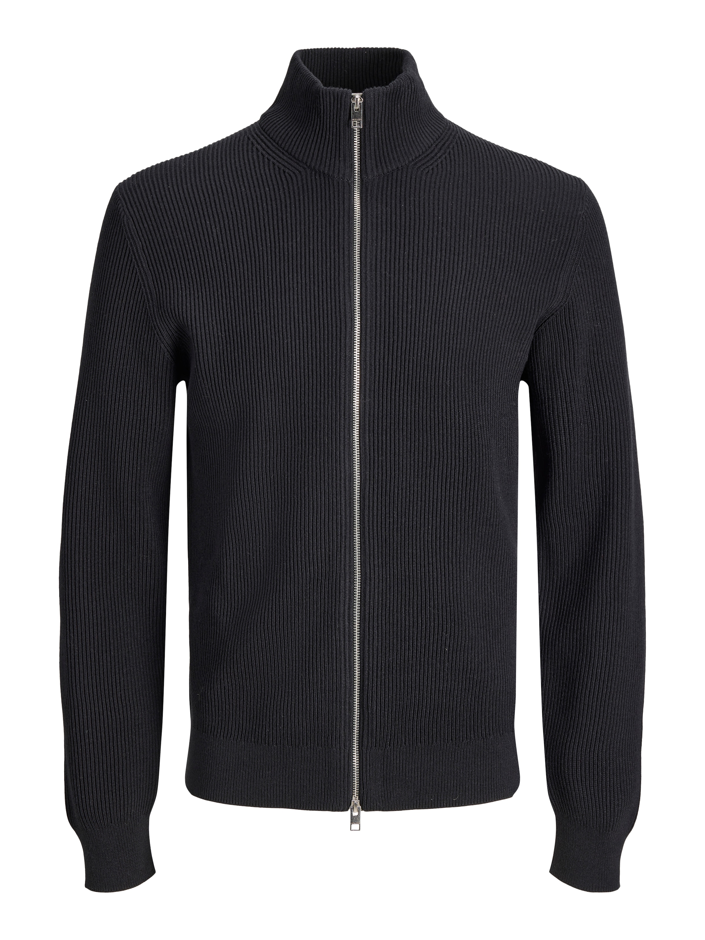 Jack & Jones Strickjacke »JJEPERFECT RIB KNIT FULL ZIP CARDIGAN SN« Baumwollmischung, mit Reissverschluss