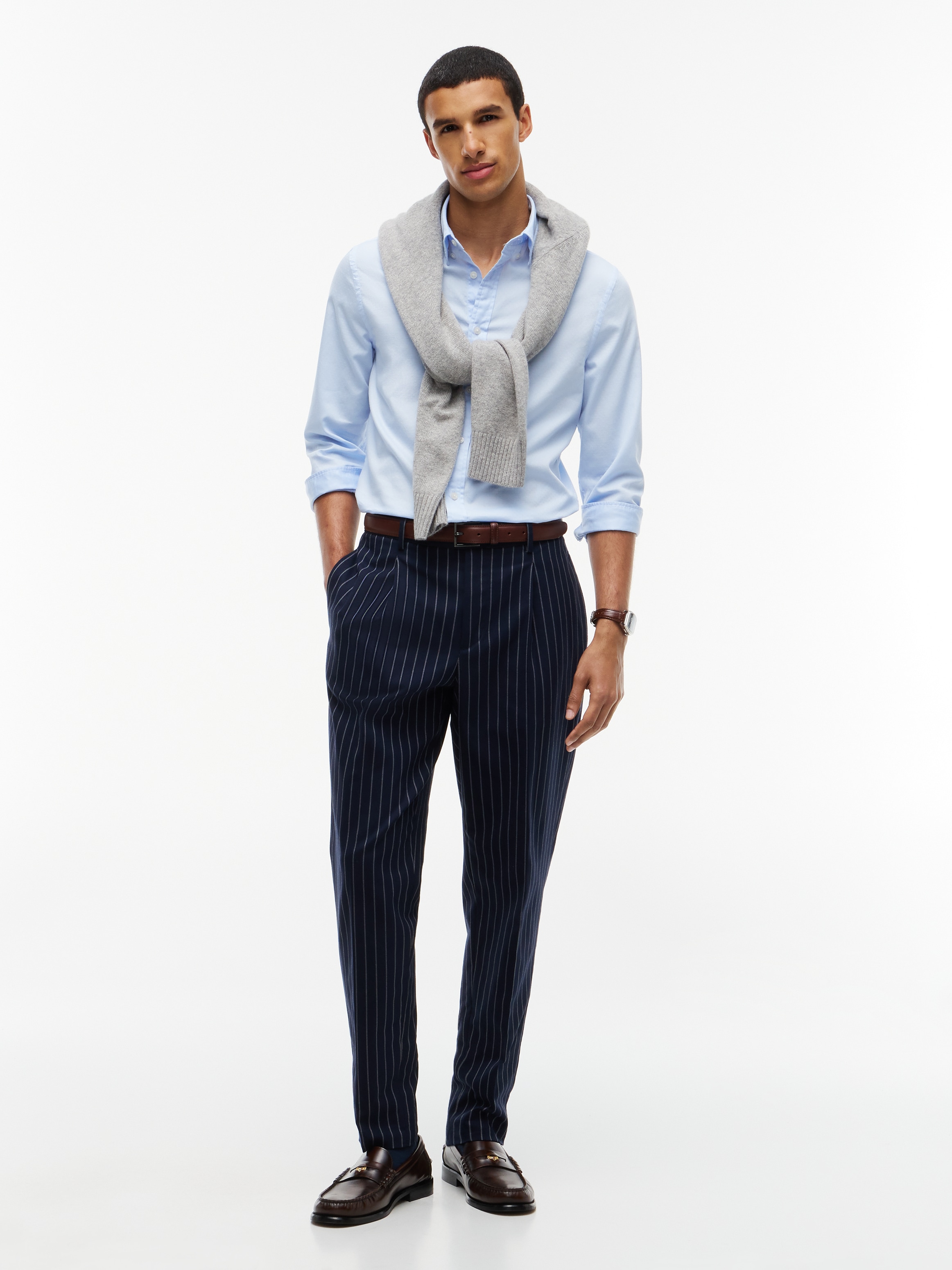 Tommy Hilfiger Langarmhemd »FLEX DOBBY SLIM FIT« Slim Fit Dobby Structure