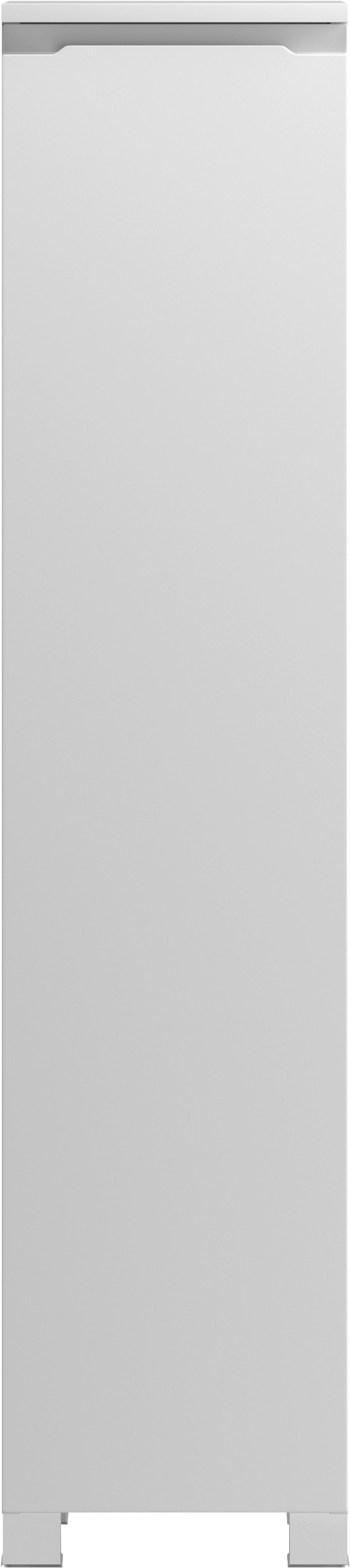 welltime Midischrank »CABO, gedämpfte Scharniere« matt weiss, griffloses Design, reversibel