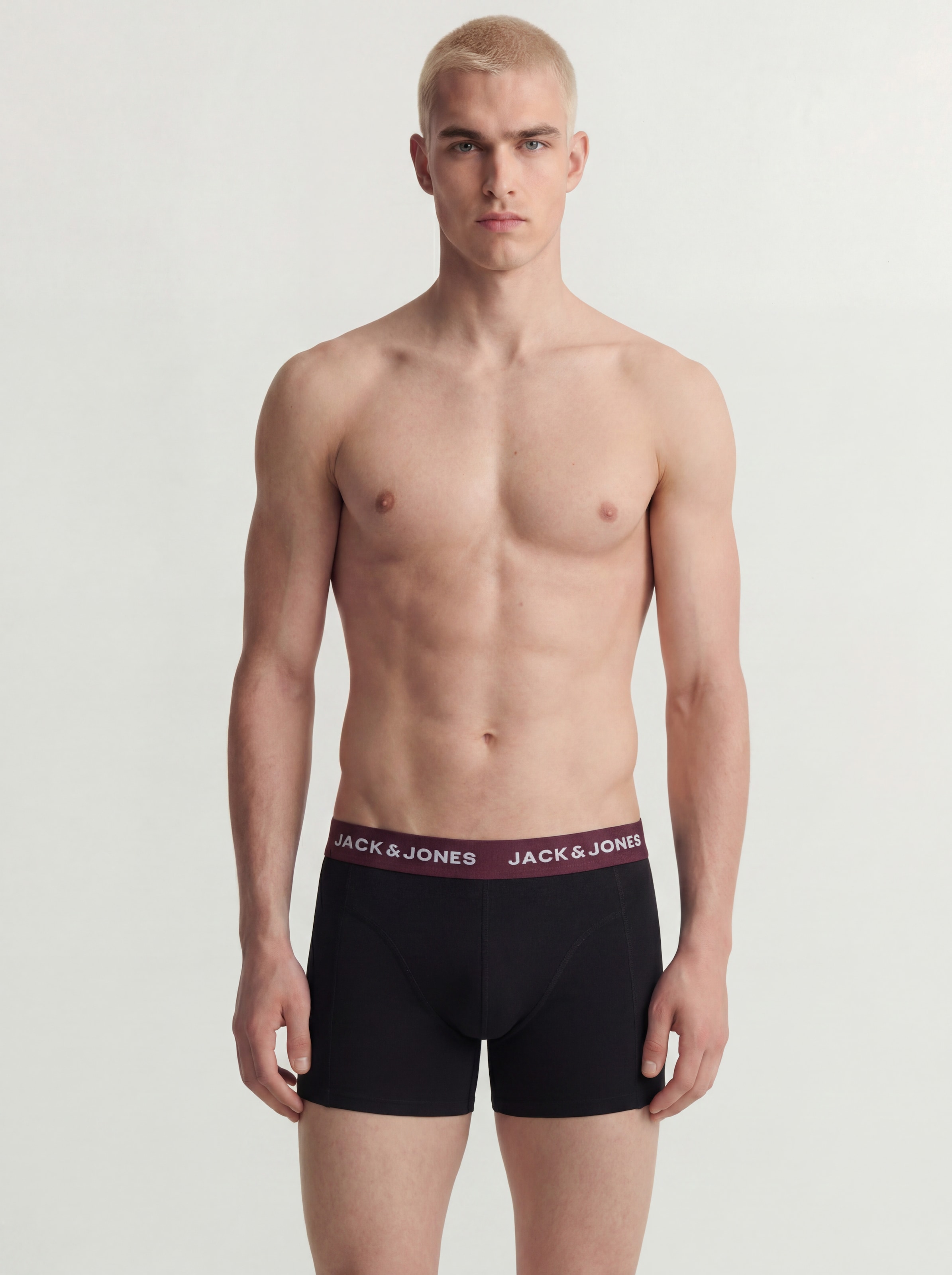 Jack & Jones Trunk »JACOLIVER SOLID TRUNKS 5 PACK BOX« Packung, 5 Stk. Baumwollmischung