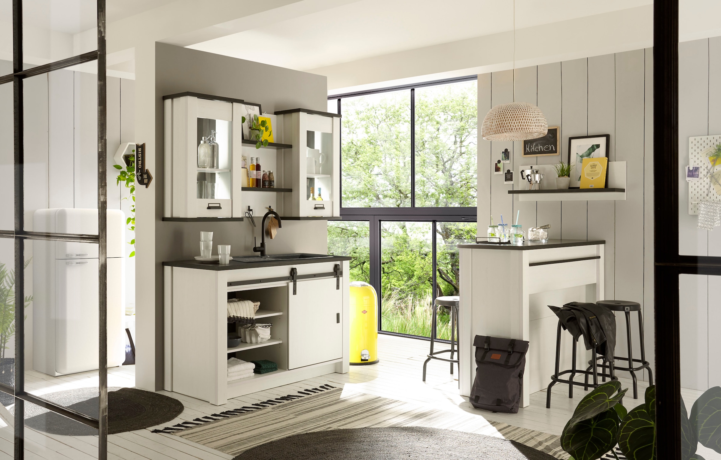 Home affaire Kitchenette »Sherwood« Breite 160 cm, ohne E-Geräte