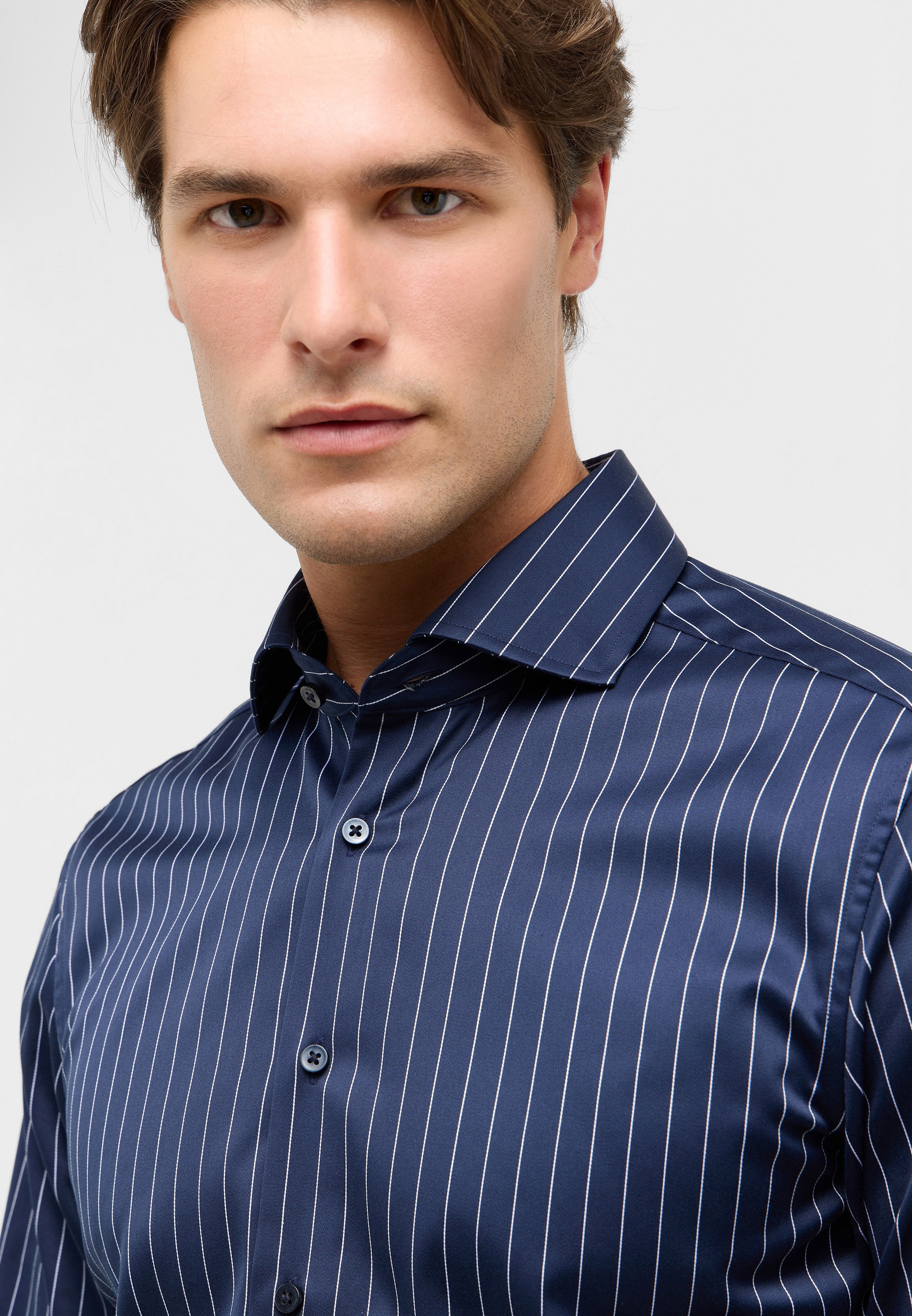Eterna Langarmhemd »SLIM FIT« NON IRON (bügelfrei)