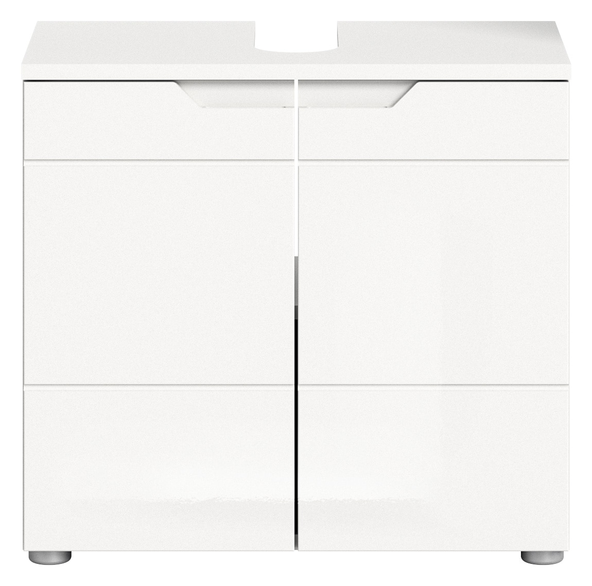INOSIGN Waschbeckenunterschrank »CAPRI, Breite 63 cm, mit Siphonausschnitt,  2 Türen & 1 Einlegeboden« WBU, Unterschrank, Badschrank, Badunterschrank, Waschbeckenschrank