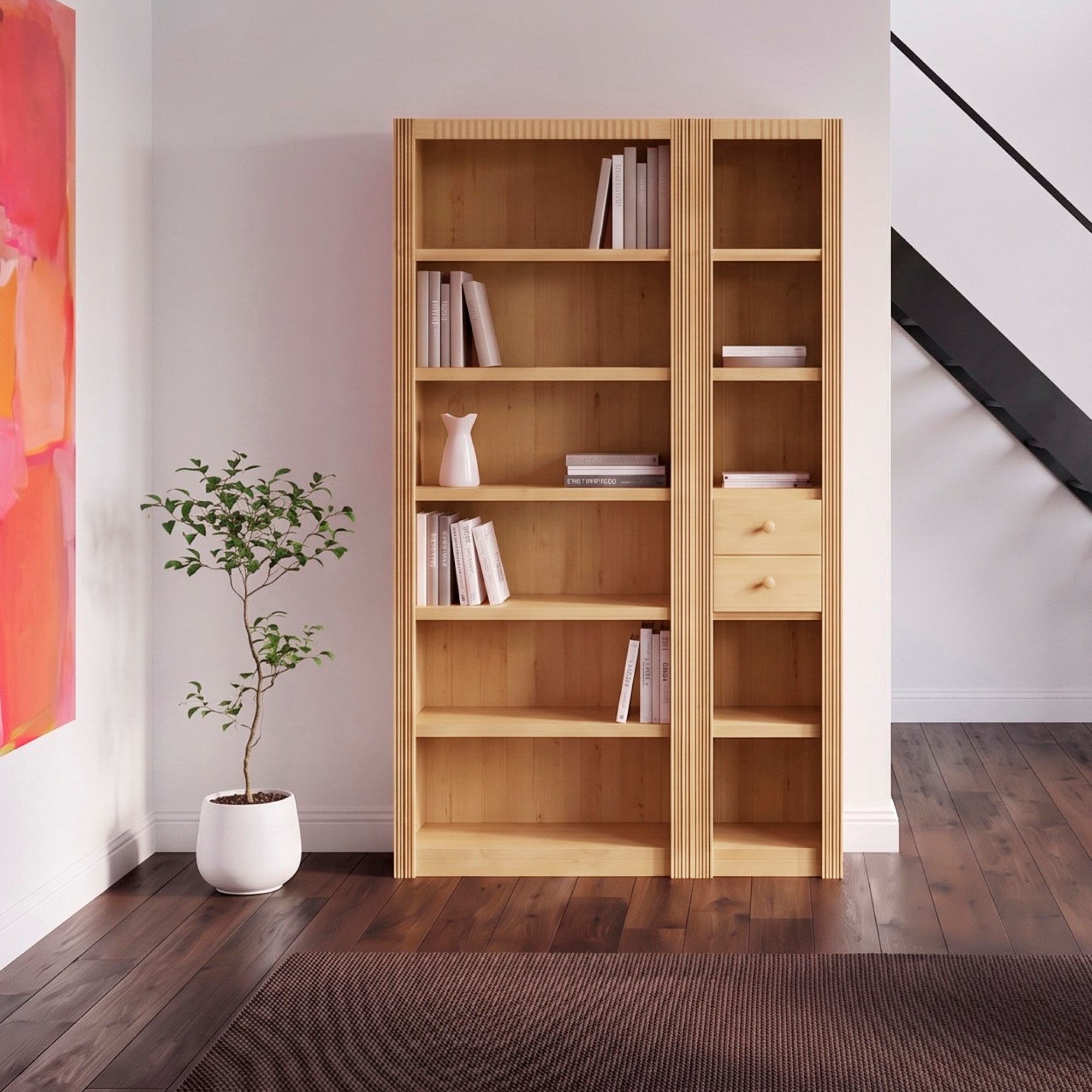 GOODproduct Étagère de séparation »Bergen« (3 pièces), largeur 128 cm
