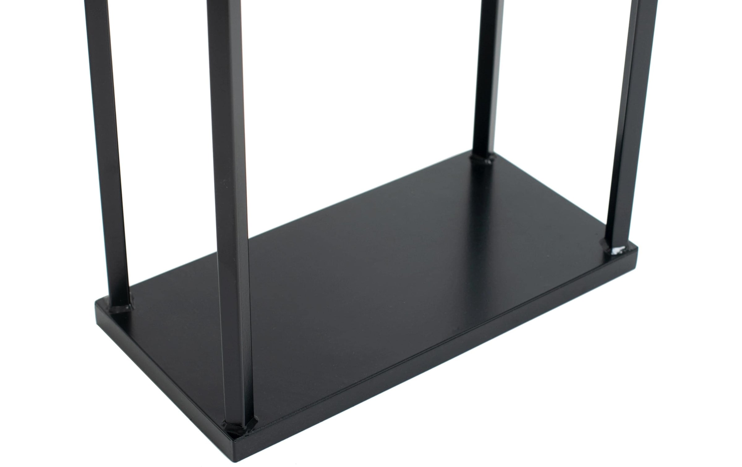 WESTMANN Étagère pour bois de cheminée »Xavier« noir, LxPxH : 40x20x120cm