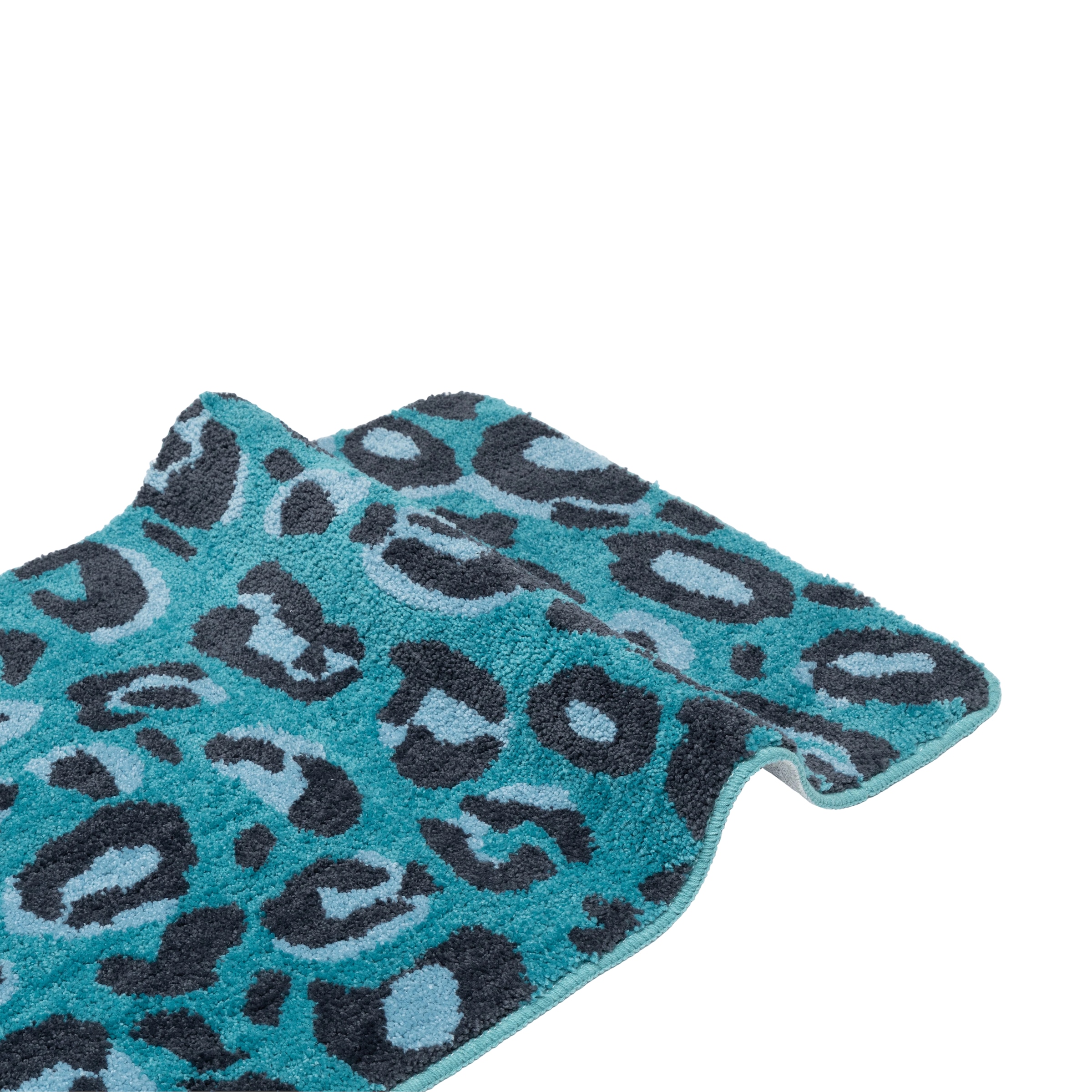 GOODproduct Tapis de bain »Regona Leo, Badvorleger, Badezimmer Teppich, Duschvorleger« Höhe 10 mm revêtement antidérapant Séchage rapide | compatible chauffage au sol motif léopard, imprimé animal, moderne