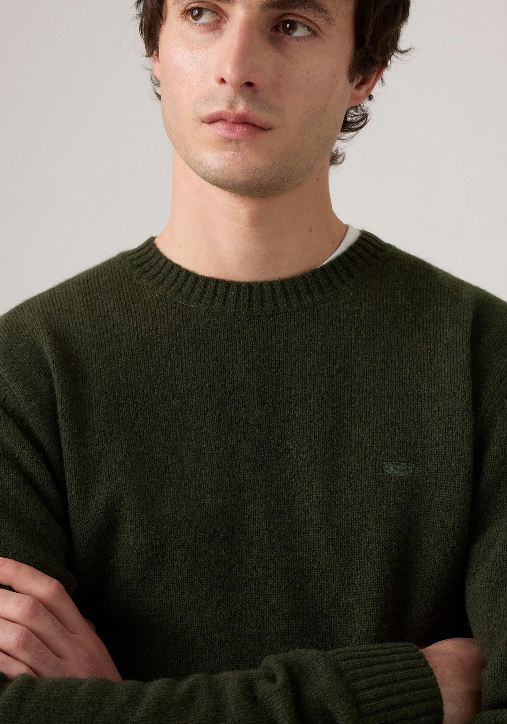 Levi's® Pull en laine »ORIGINAL HM SWEATER« klassische Rundhalsform