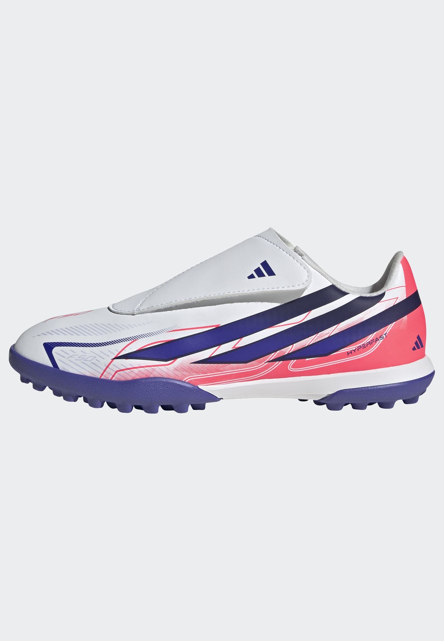 adidas Performance Fussballschuh »F50 HYPERFAST CLUB KIDS , HYBRIDRASEN, KLETTVERSCHLUSS«  für Kinder & Jugendliche