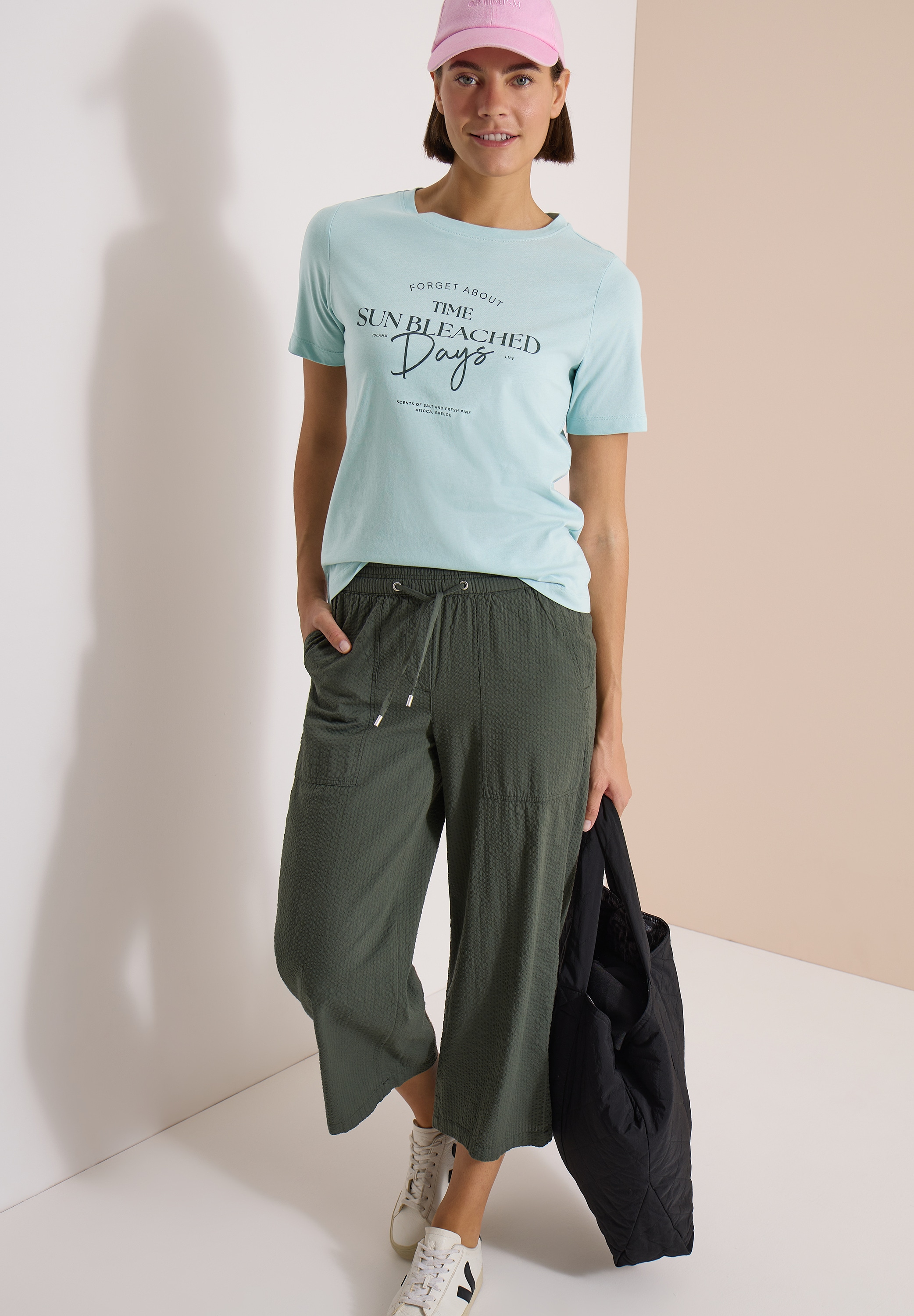 Cecil Print-Shirt »Style Lea« Sommershirt, Rundhals, Baumwolle, bedruckt