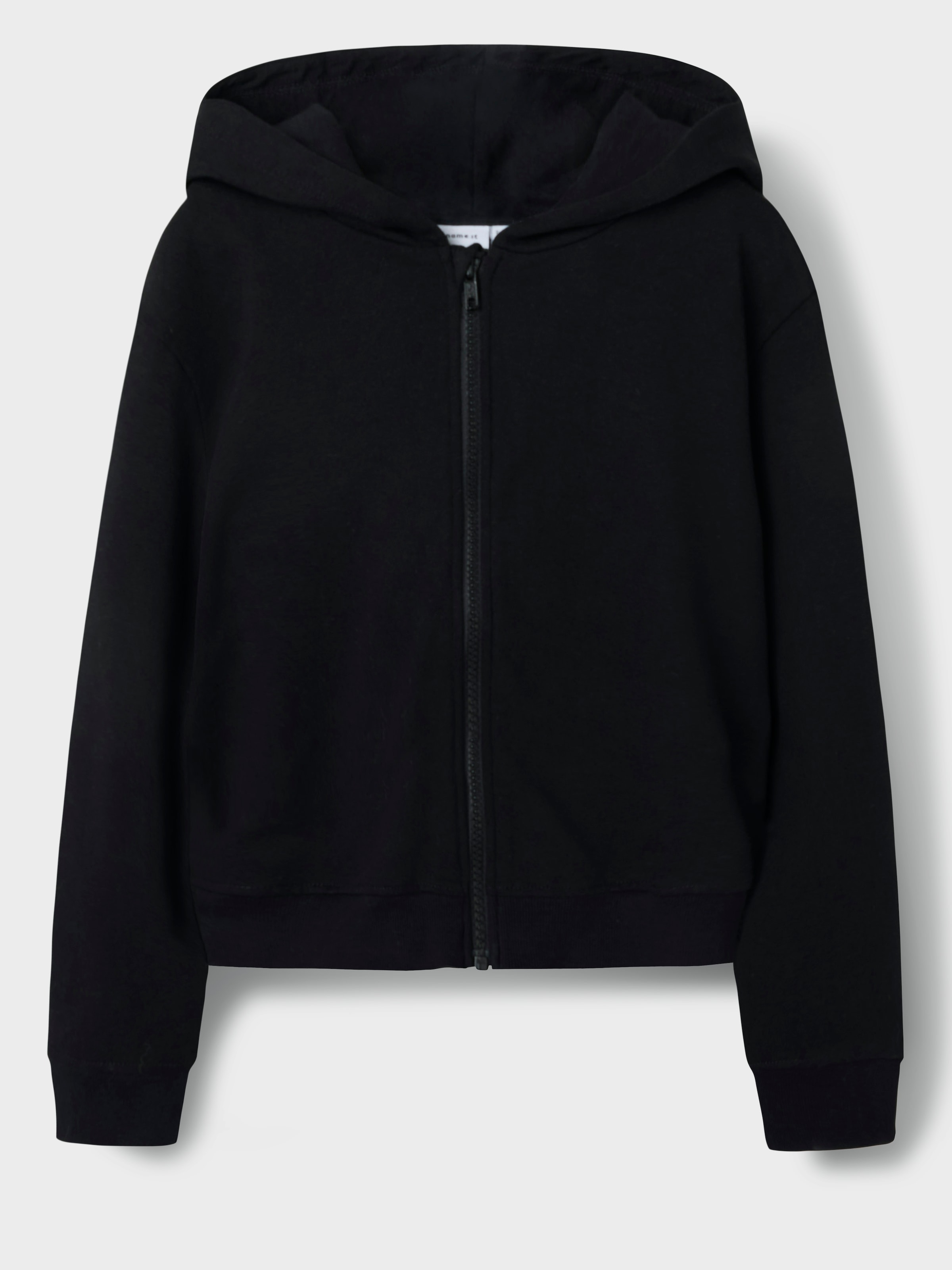 Name It Kapuzensweatjacke »NKFMILLE SHORT NREG SWE CARD WH UNB NOOS«
