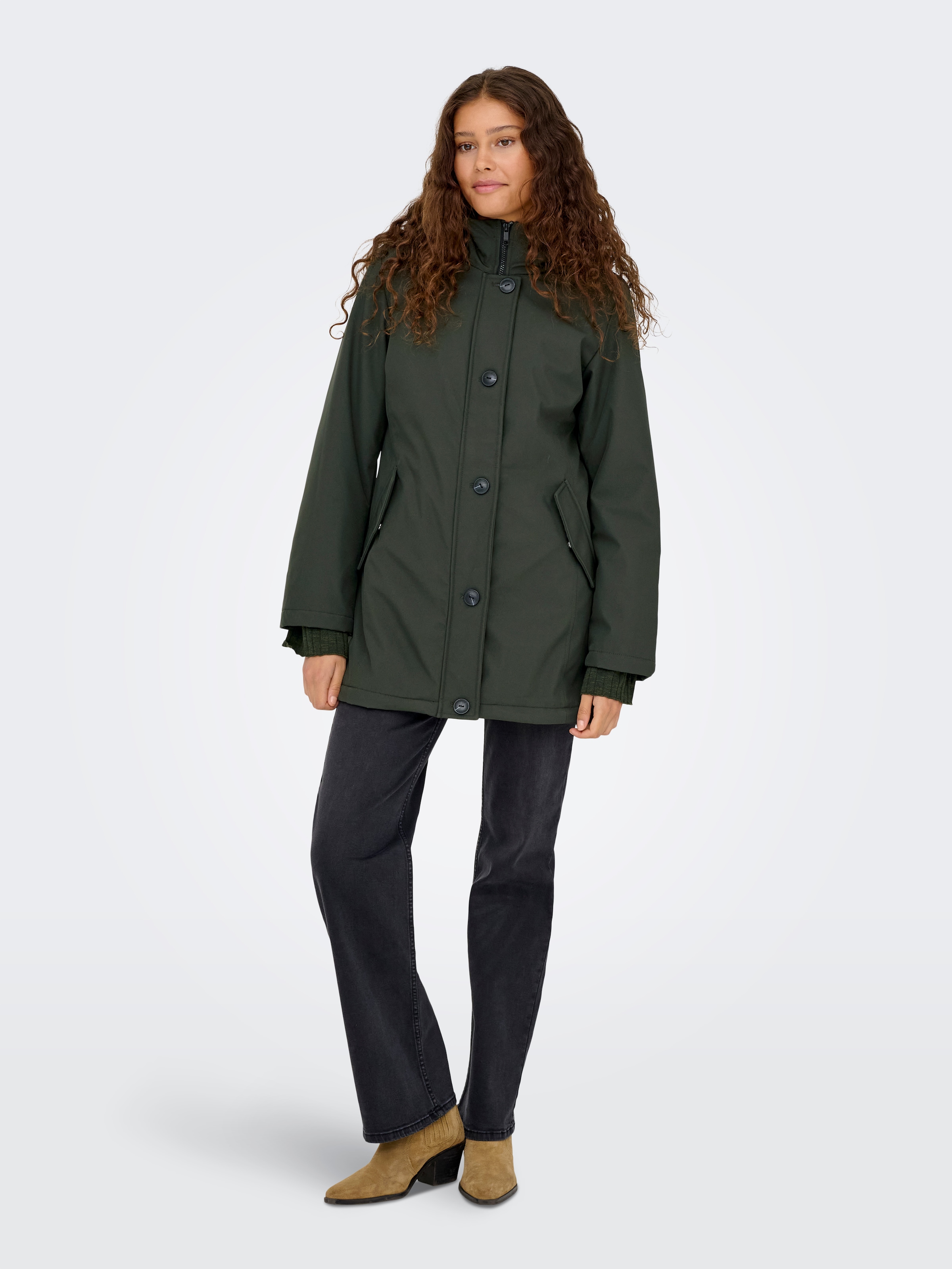 ONLY Parka »ONLOLIVIA LIFE PARKA COAT CS OTW« avec capuche