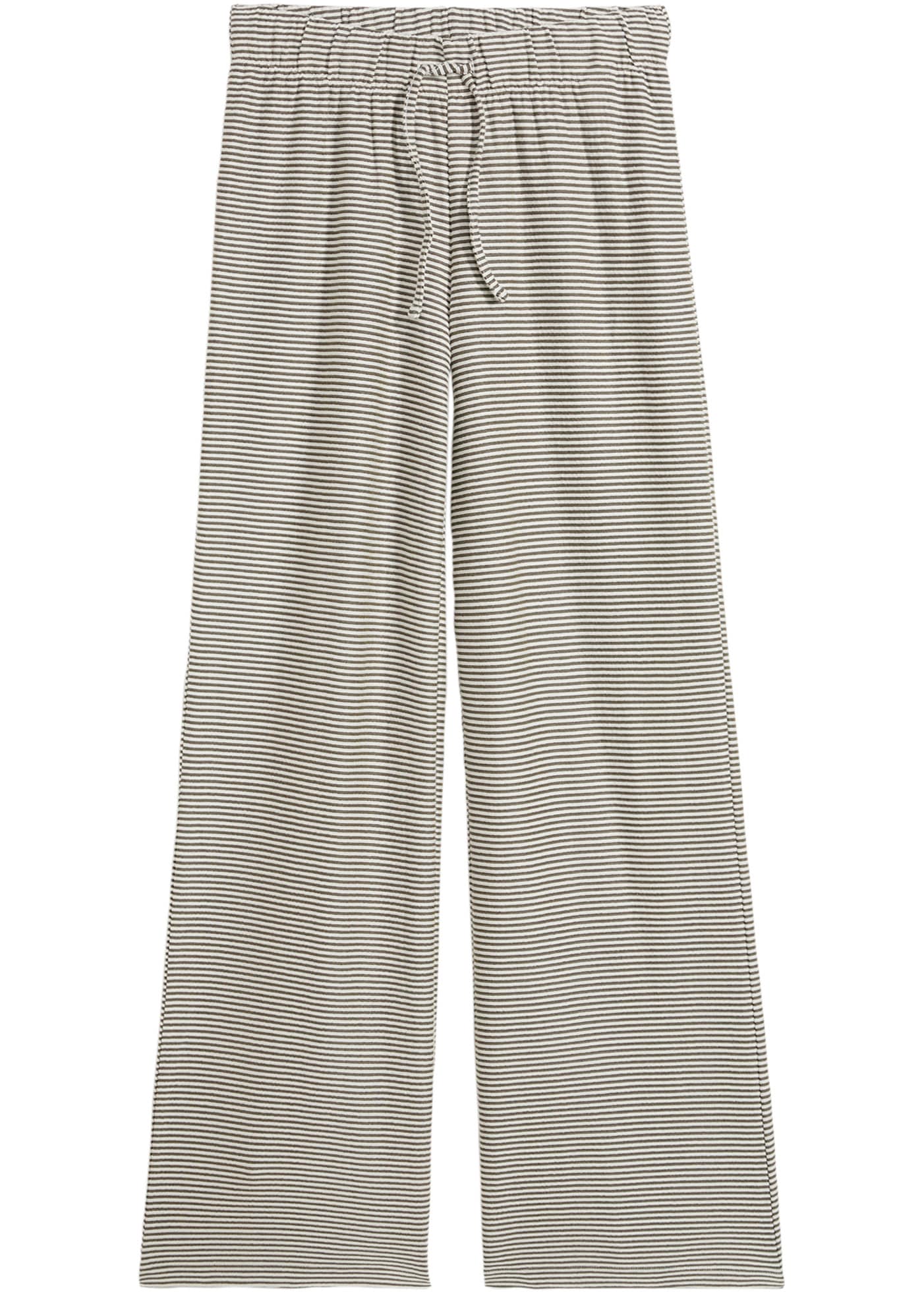 bonprix Pantalon en jersey  aus Baumwolle, Polyester und Elasthan, loose fit