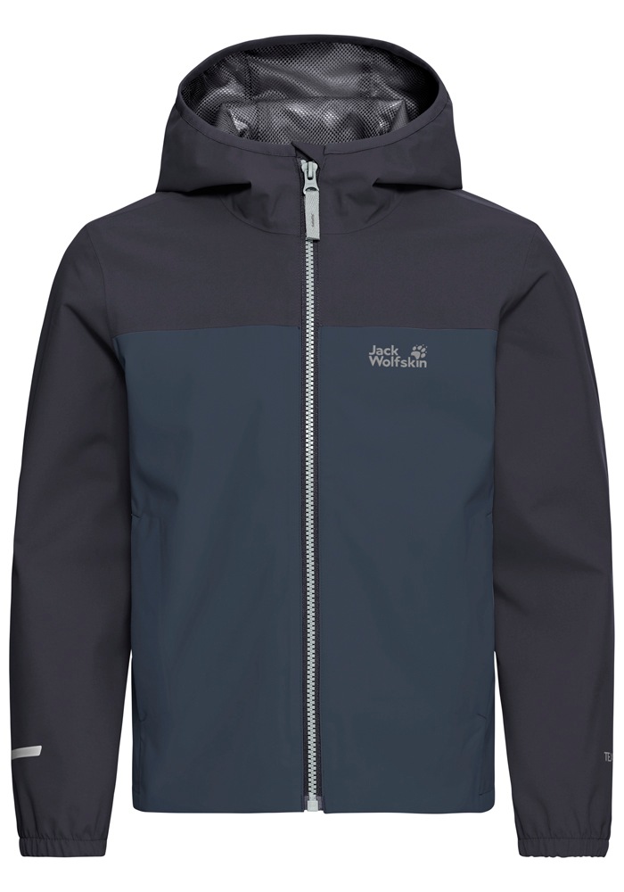 Jack Wolfskin Regenjacke »ADVENTURETRIBE 2L JKT K« Wasserdicht, atmungsaktiv, Übergangsjacke