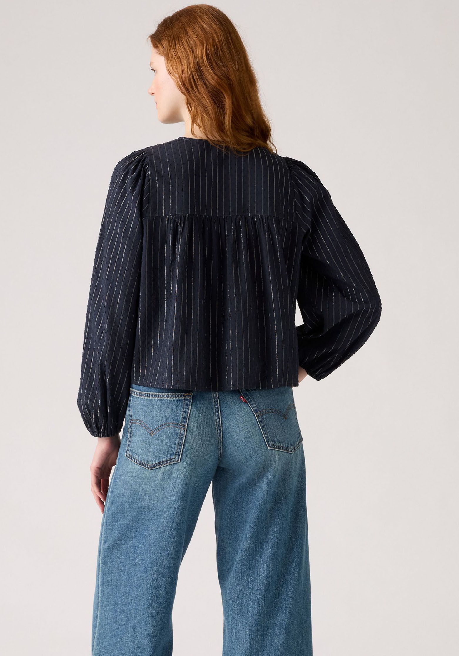 Levi's® Klassische Bluse »JOSEPHINE LS HOLI« mit elastischem Bund