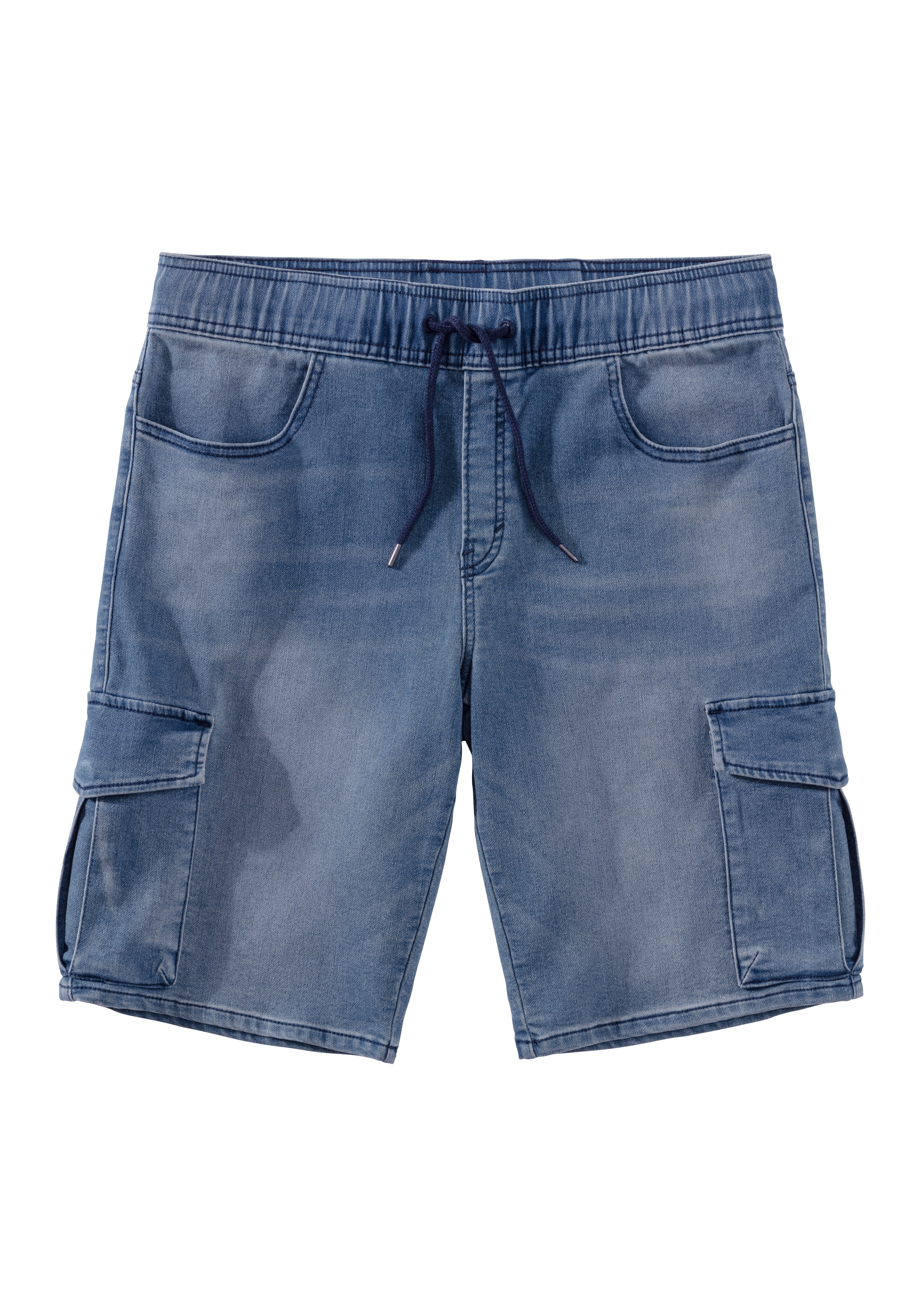 John Devin Shorts »Bermuda, kurze Jogger Pants«  mit Cargotaschen, knielang, elastische Schlupf-Bermuda