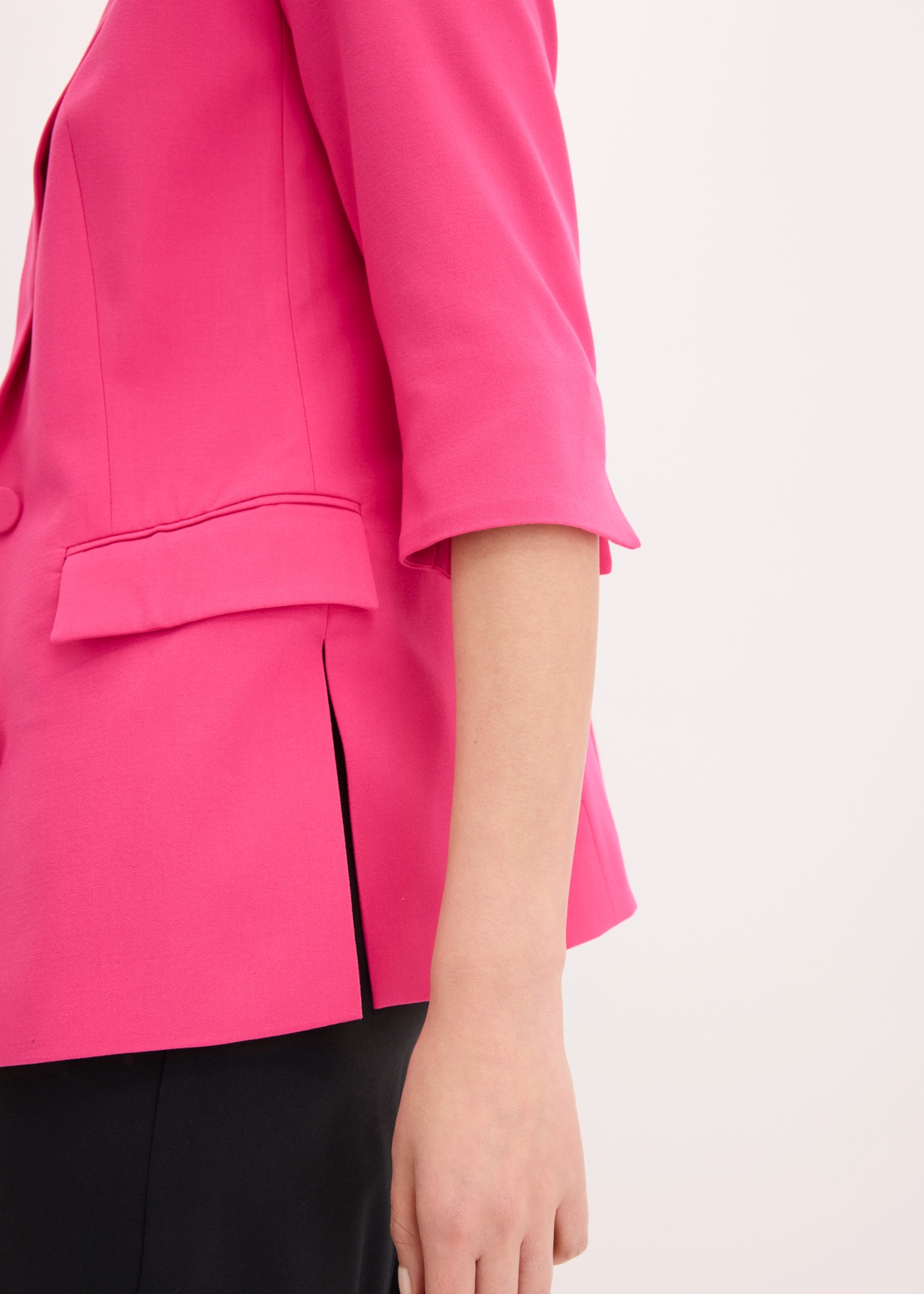 bonprix Veste blazer avec col revers, coupe loose fit