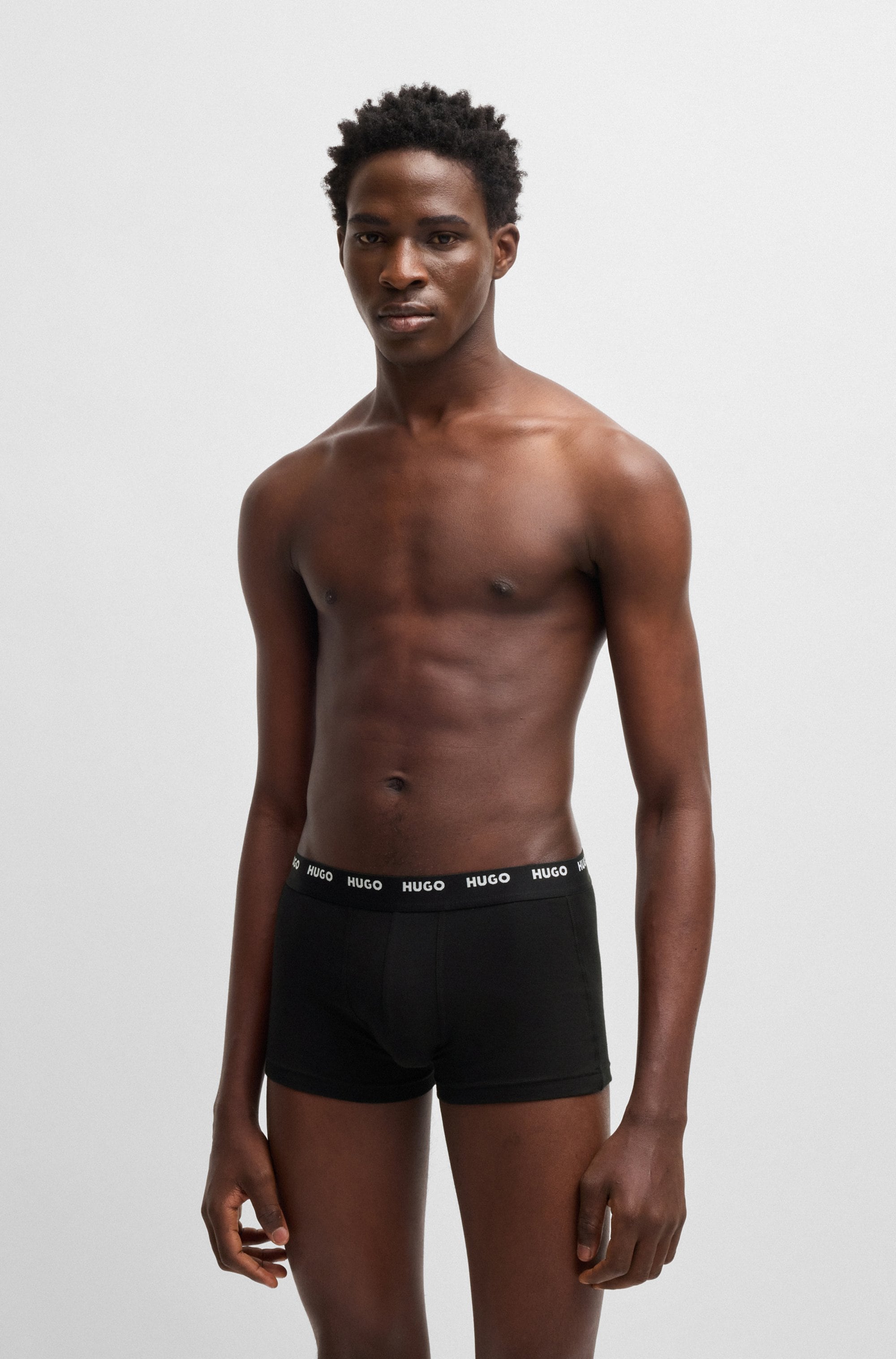 HUGO Underwear Tronc »TRUNK FIVE PACK« 5 cuis mit HUGO Logoschriftzug am Bund