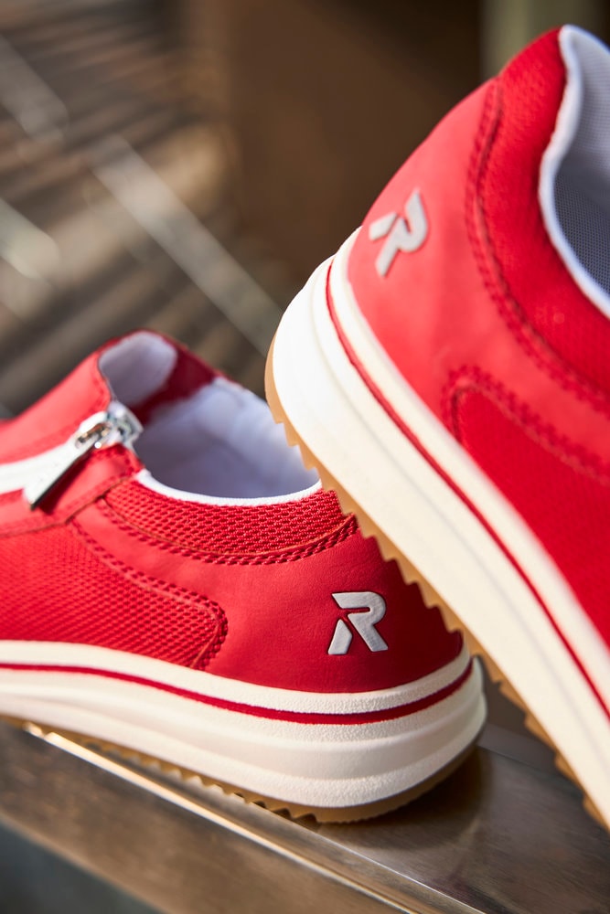 Rieker Slipper  Slip-on Sneaker, Halbschuh, Freizeitschuh mit Reissverschluss