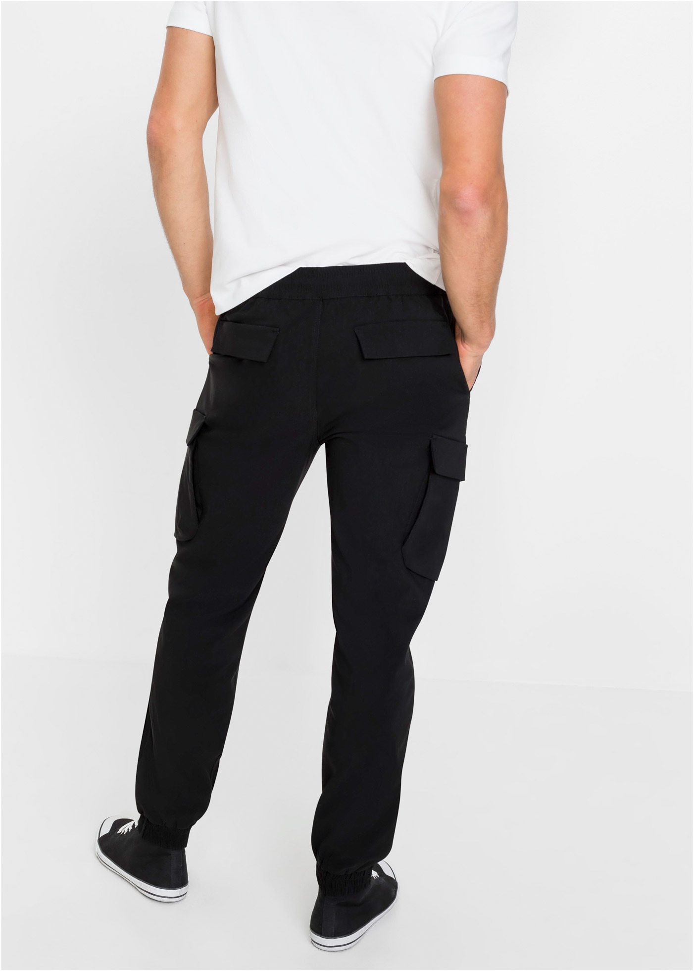 bonprix Pantalon à enfiler  aus Stretch-Material, in Bengalin-Qualität, Regular Fit