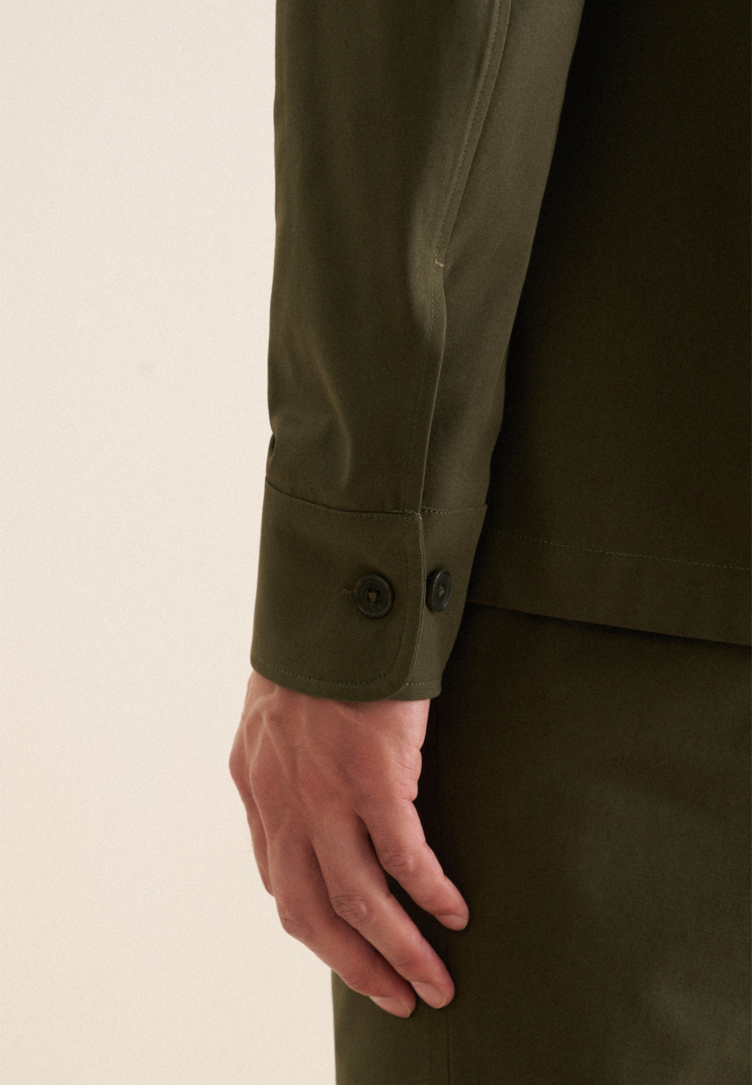 seidensticker Langarmhemd »Regular« 1/1 Kragen Uni