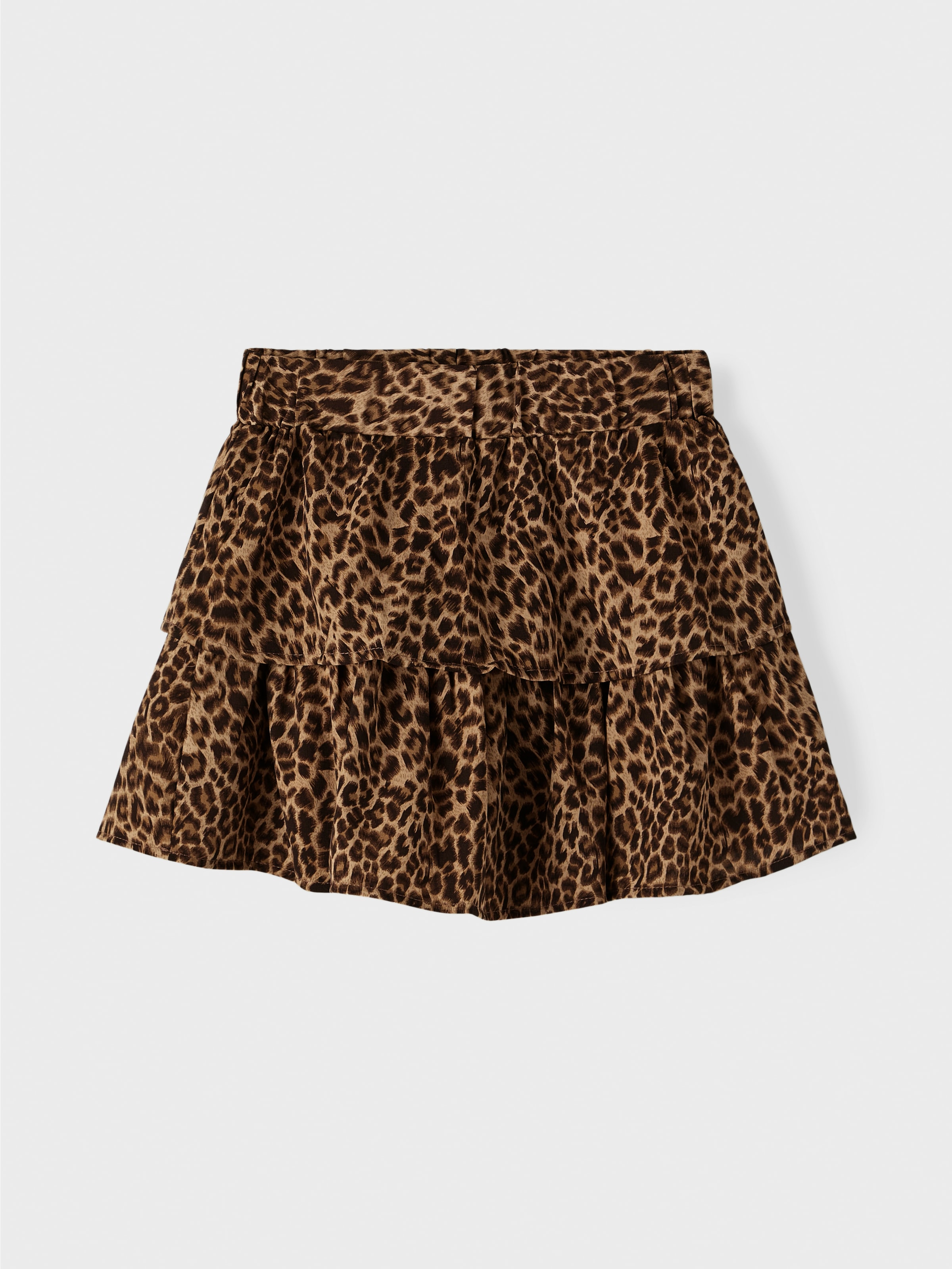 Name It Jupe à volants »NKFVINAYA SKIRT FFF NOOS« Fibre synthétique, stretch, imprimé intégral