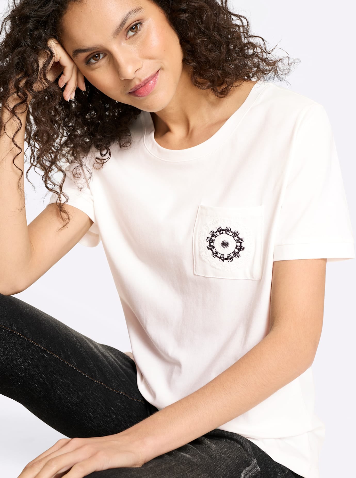 heine T-Shirt »Shirt« 1 tlg.