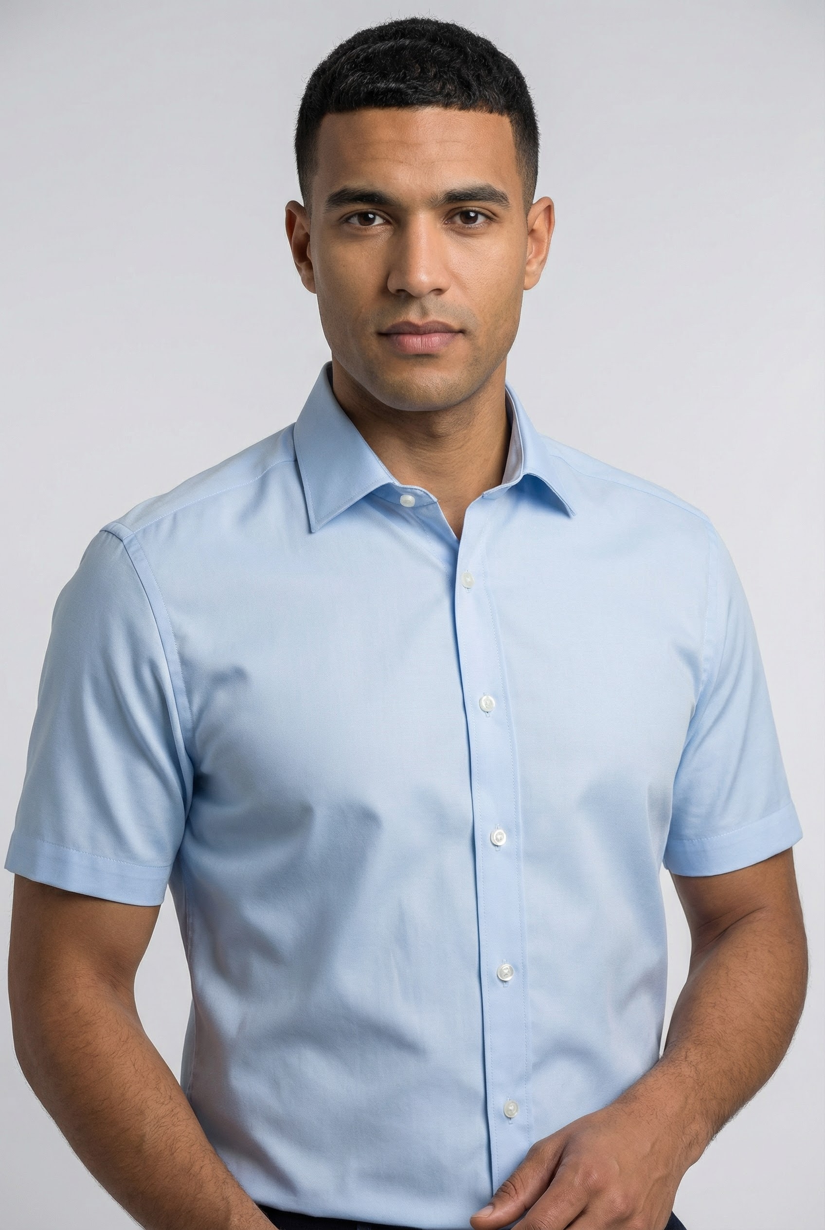 OLYMP Chemise à manches courtes »Level Five body fit« klassisch, unifarben