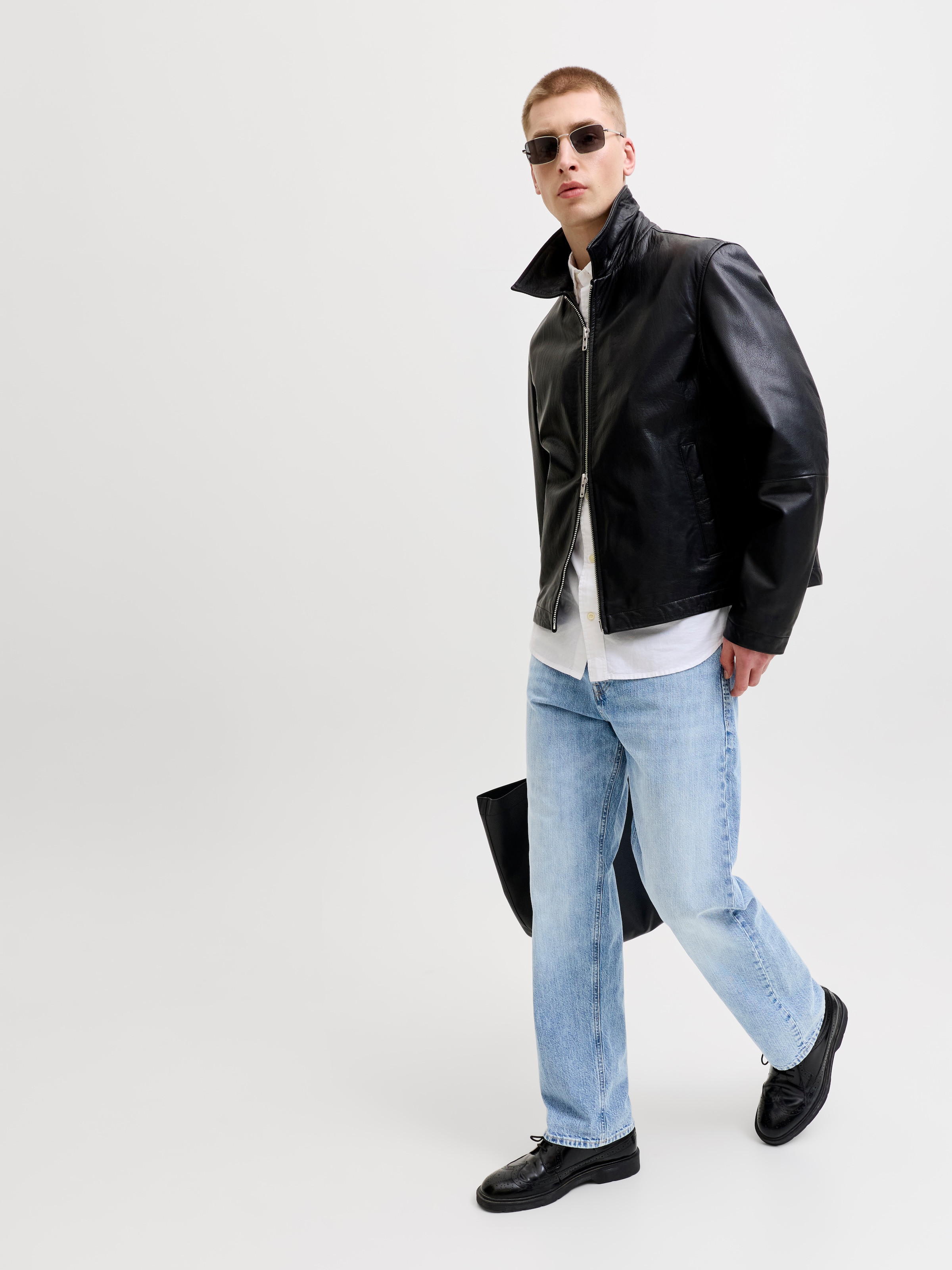 Jack & Jones Loose-fit-Jeans »JJIEDDIE JJORIGINAL SQ« Baumwolle, loose fit
