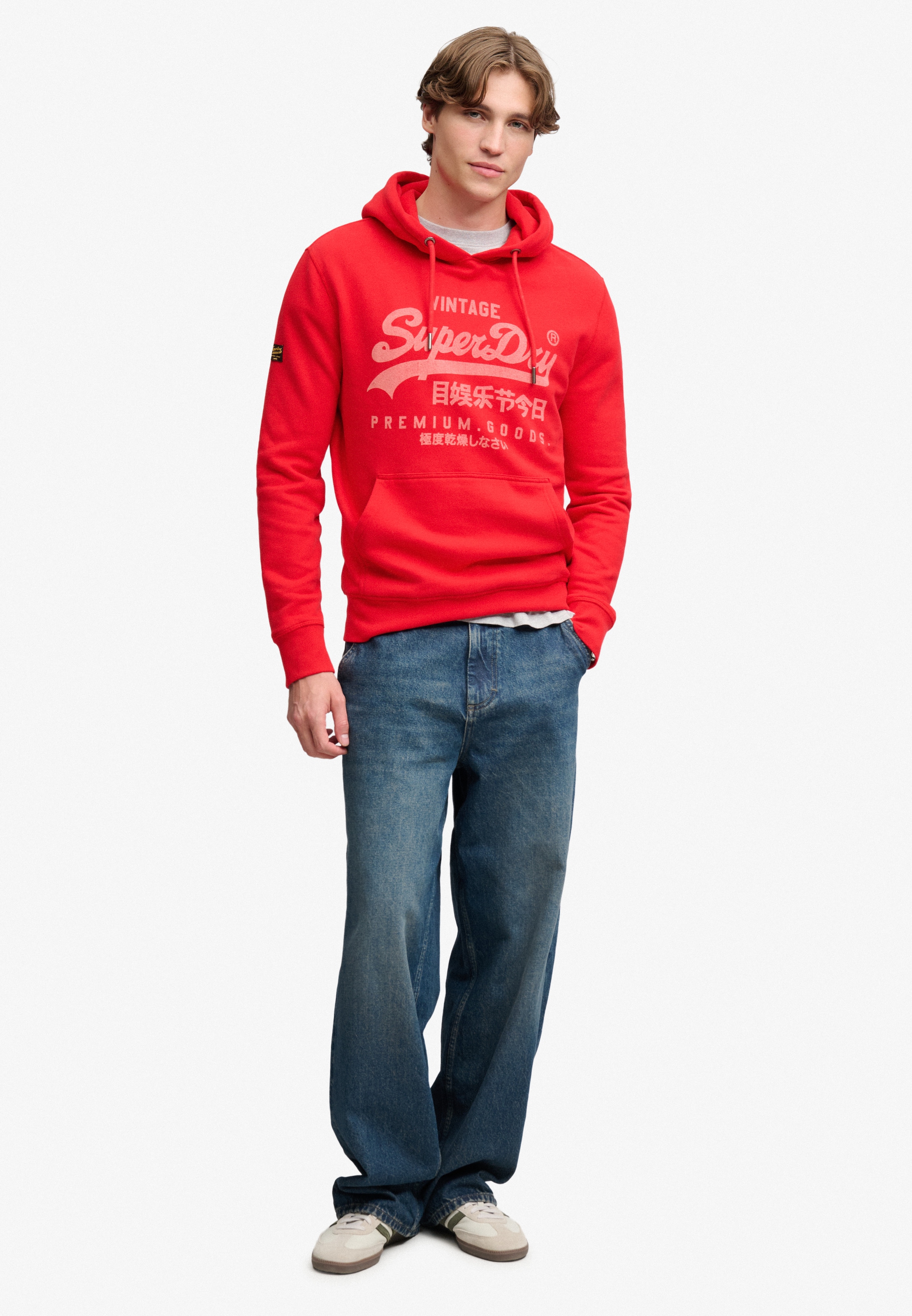 Superdry Kapuzensweatshirt »VL CLASSIC HOOD«, Baumwollmischung, relaxed fit
