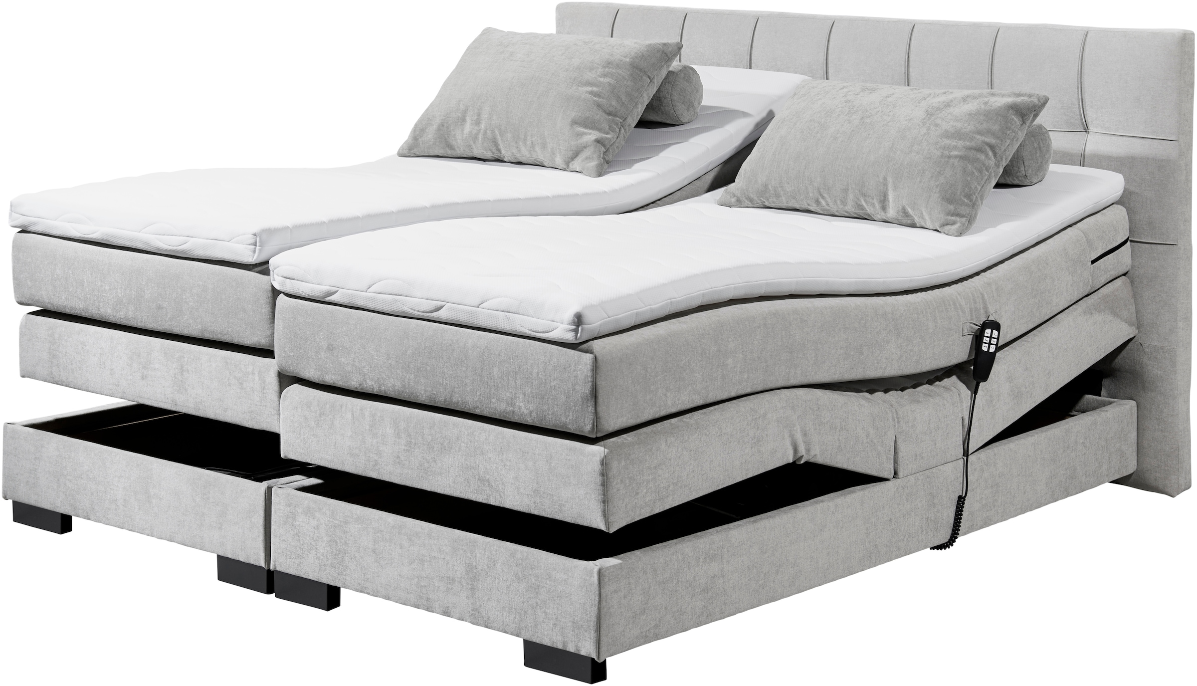 ED EXCITING DESIGN Lit boxspring »Talena« inkl. Motor und Topper