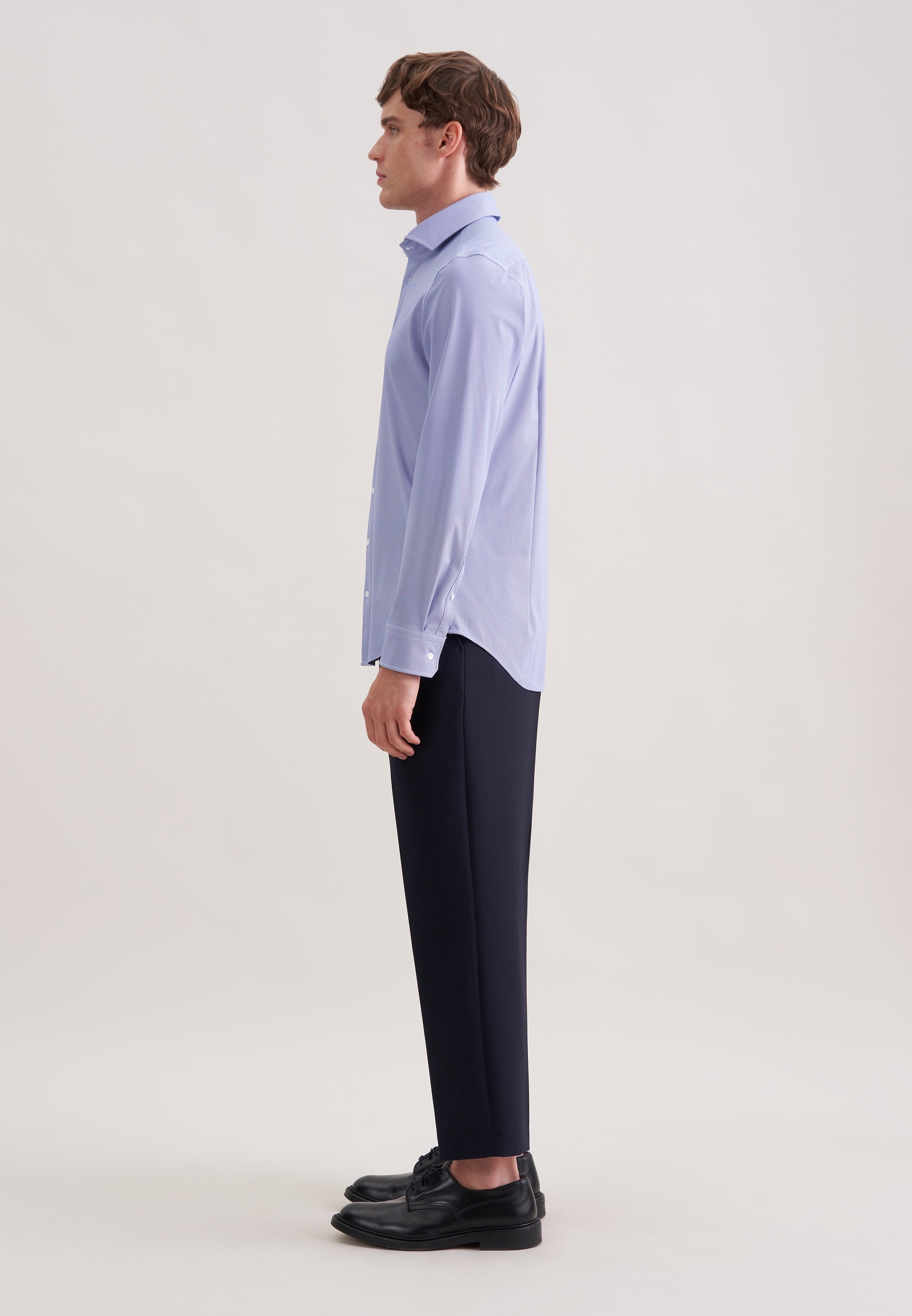 seidensticker Businesshemd »Schwarze Rose« Slim 1/1 Kentkragen Druck