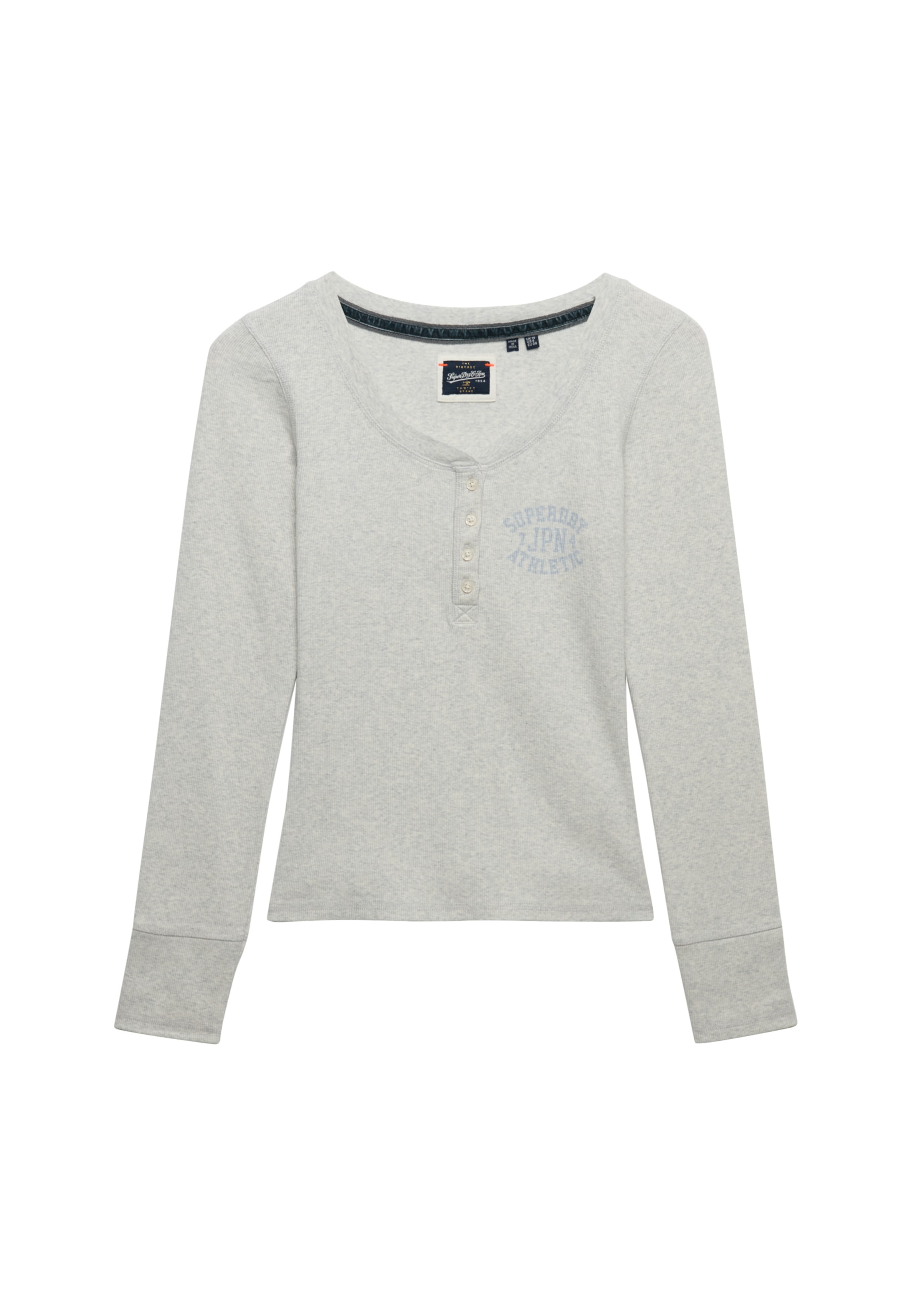 Superdry Langarmshirt »ATHLETIC BUTTON DOWN LS TOP« Baumwolle, skinny fit