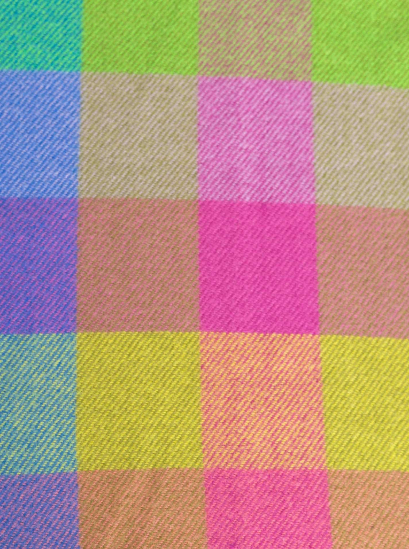 Zwillingsherz Écharpe »Classic Karo« motif à carreaux intemporel, qualité douce, finitions à franges, multicolore