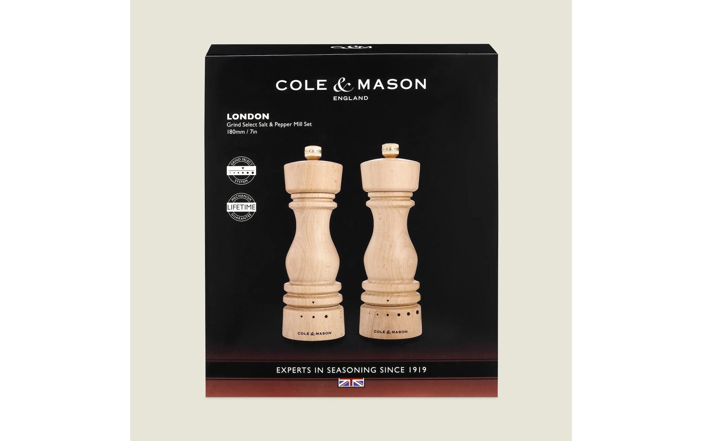 Cole & Mason Moulin à sel/poivre »London 2 x 18 cm«