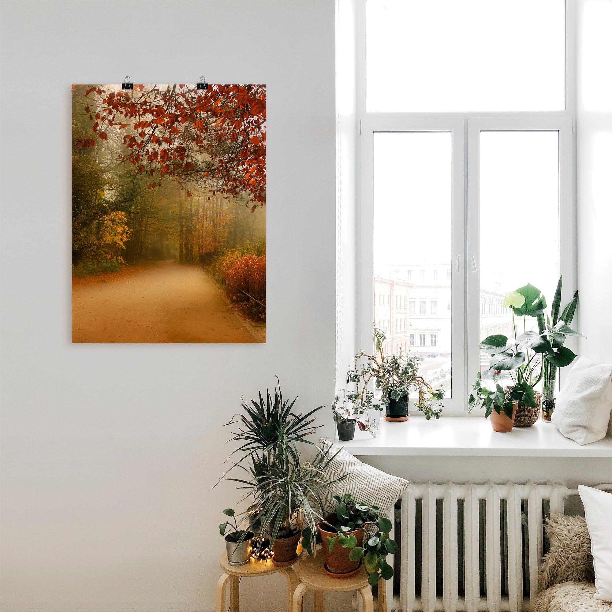 Artland Wandbild »Herbst im Park« Vier Jahreszeiten 1 Stk. tlg. als Poster in verschied. Grössen